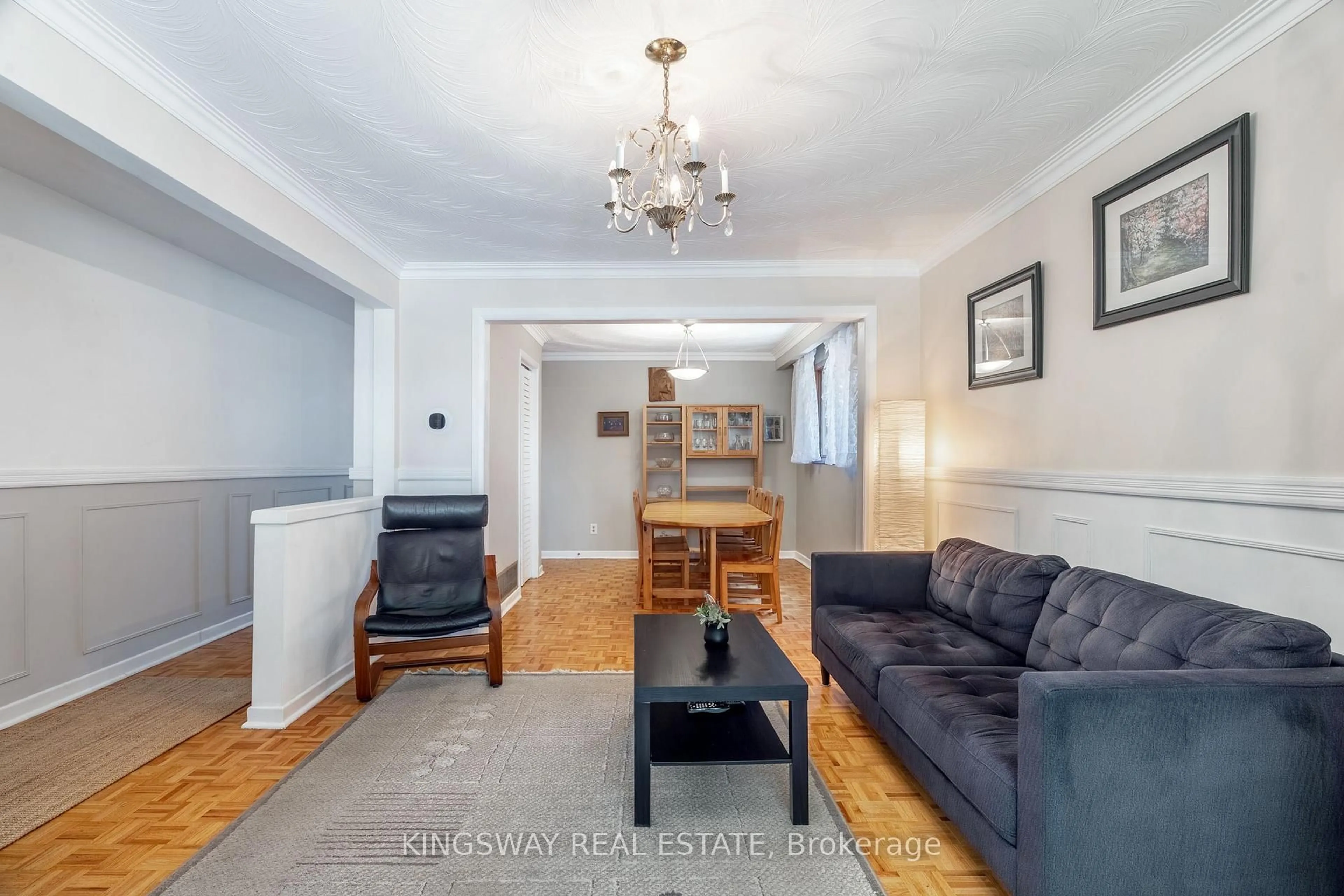 Living room with furniture, unknown for 121 Lake Cres, Toronto Ontario M8V 1W2