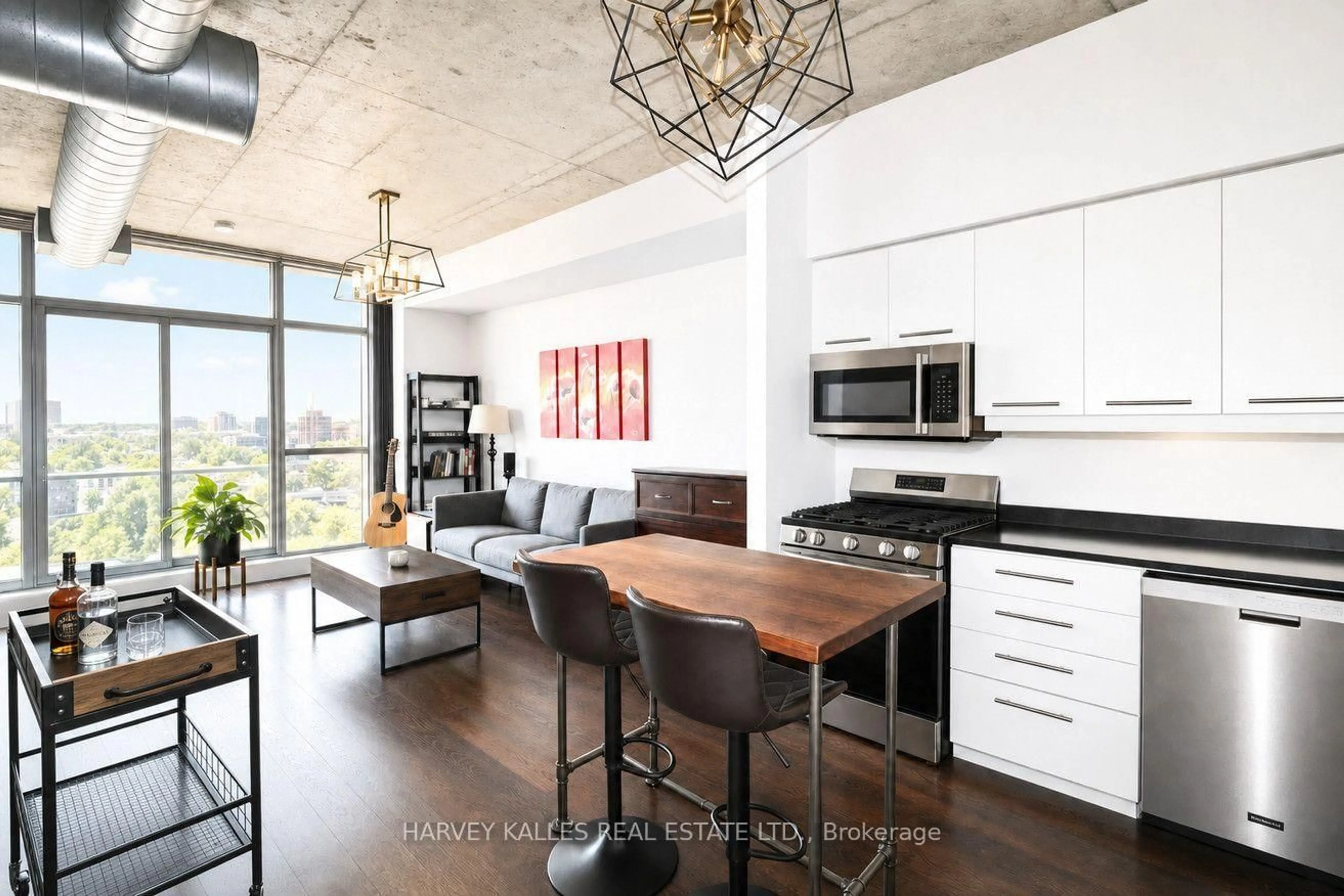 Open concept kitchen, unknown for 1375 Dupont St #403, Toronto Ontario M6H 4J8