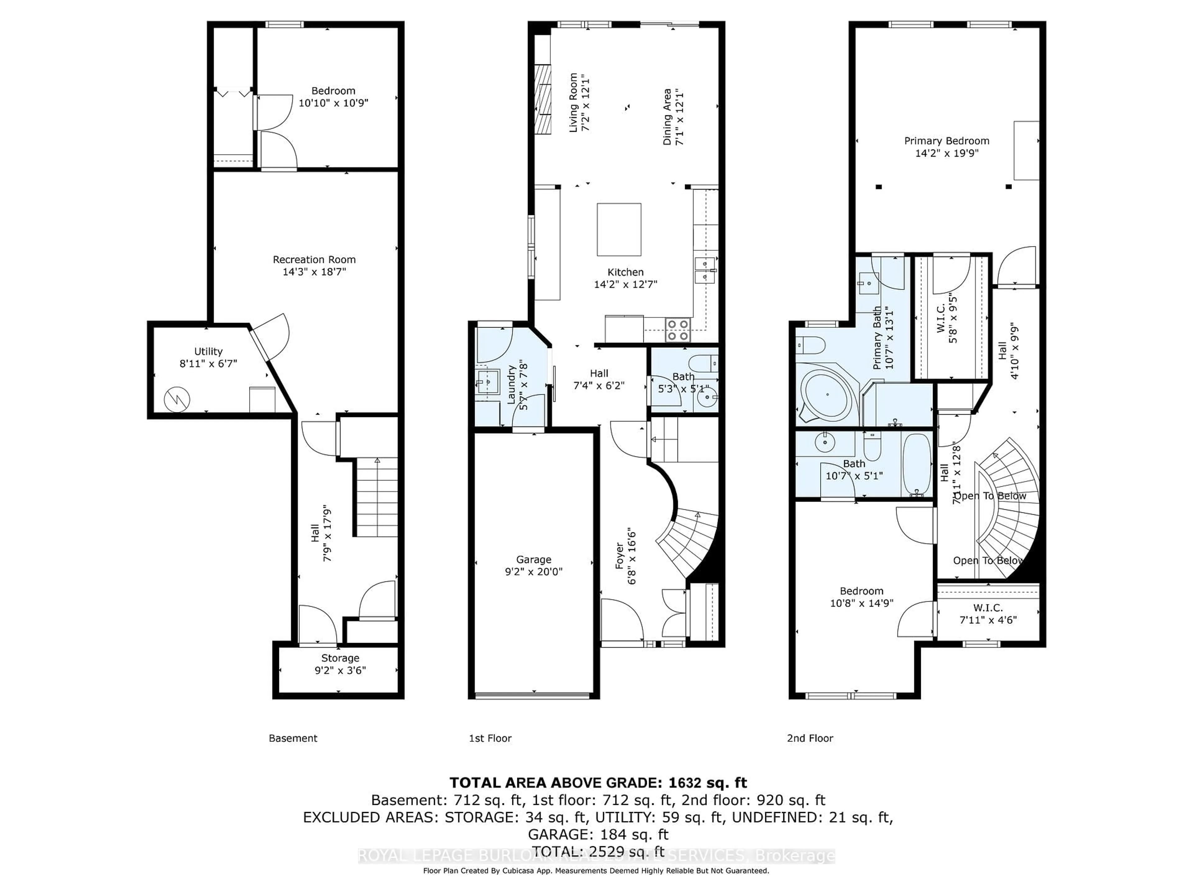 Floor plan for 2121 Prospect St, Burlington Ontario L7R 1Z2