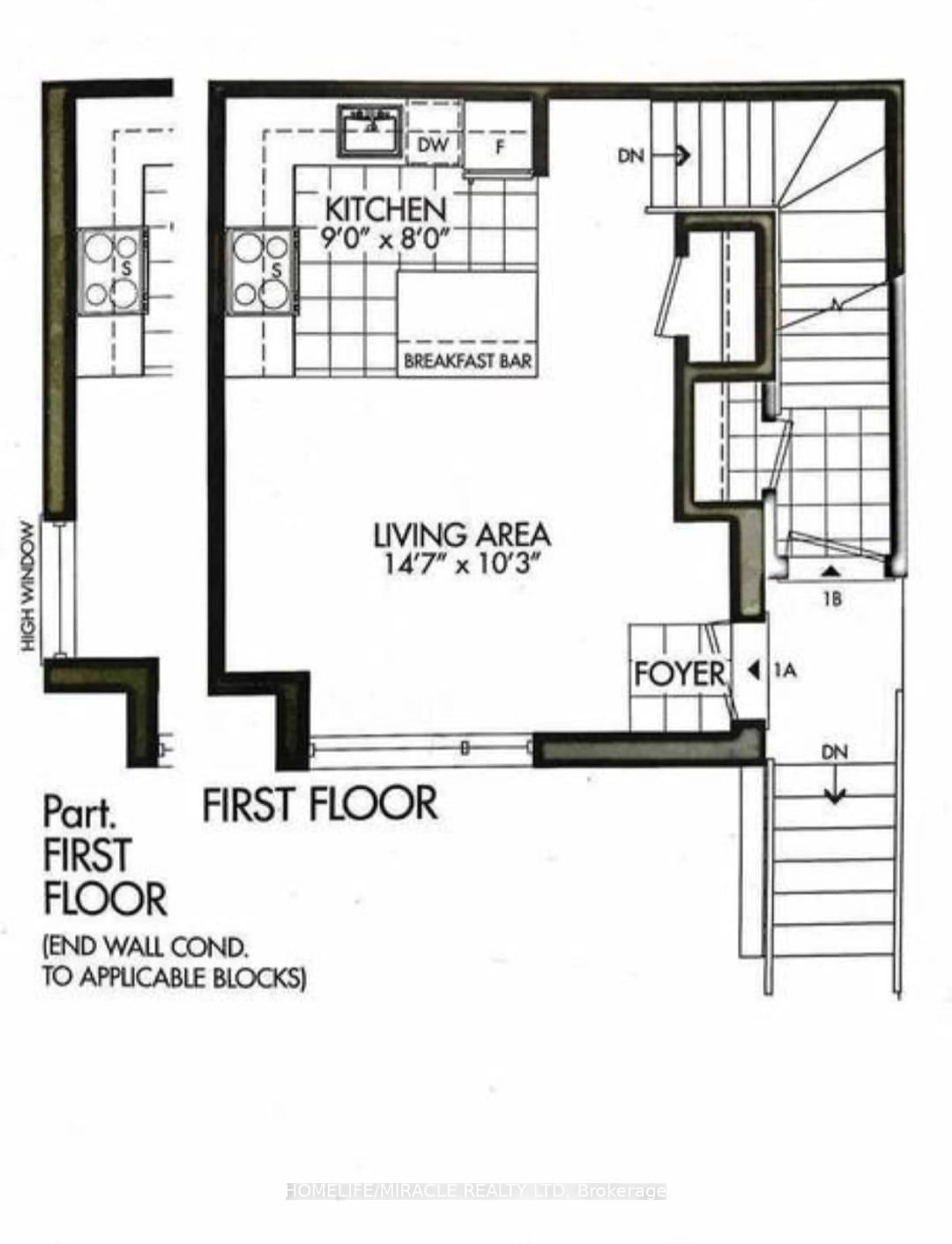 Floor plan for 32 Fieldway Rd #122, Toronto Ontario M8Z 0E3