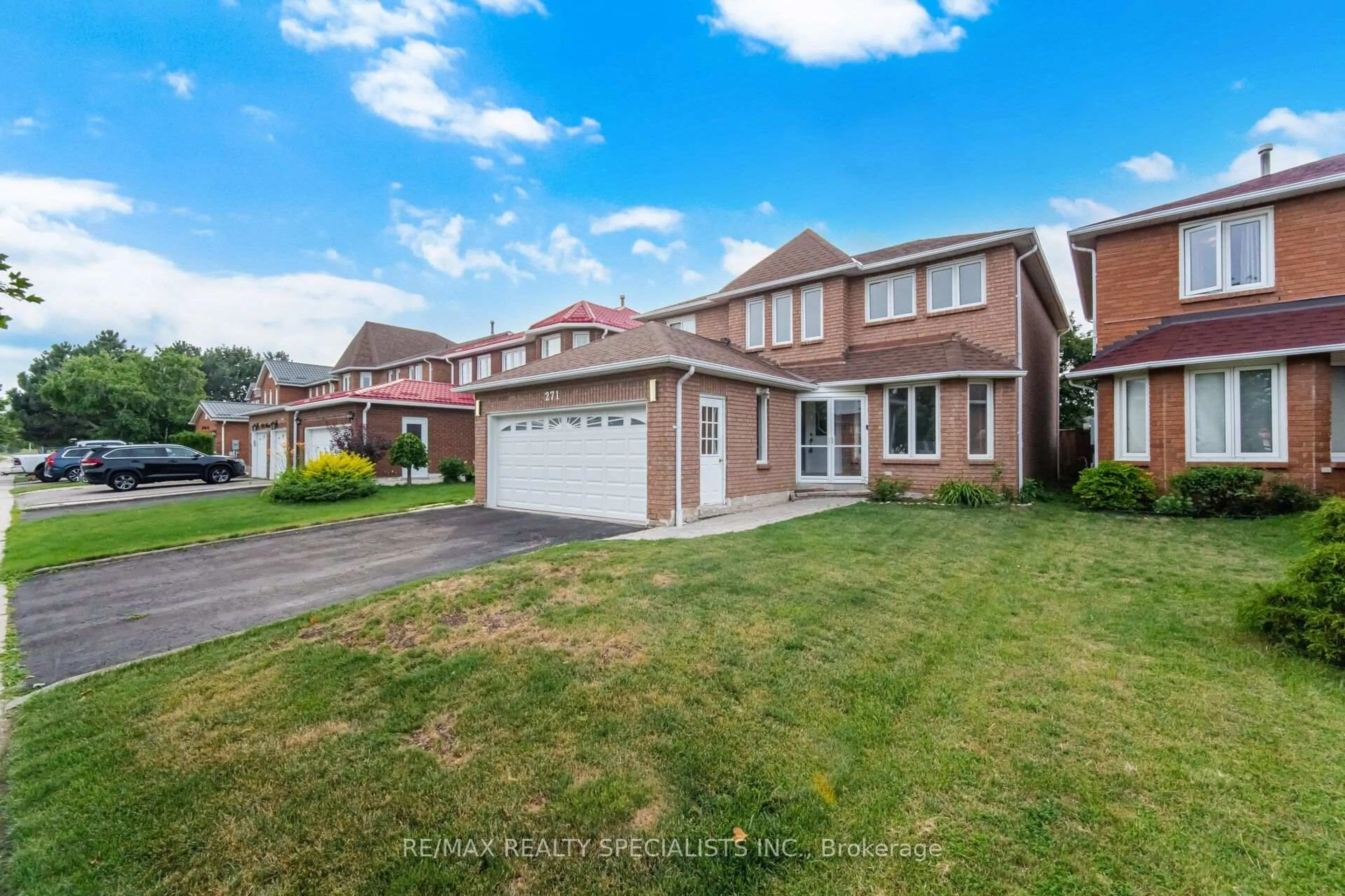 Home with brick exterior material, street for 271 Nahani Way, Mississauga Ontario L4Z 3B8
