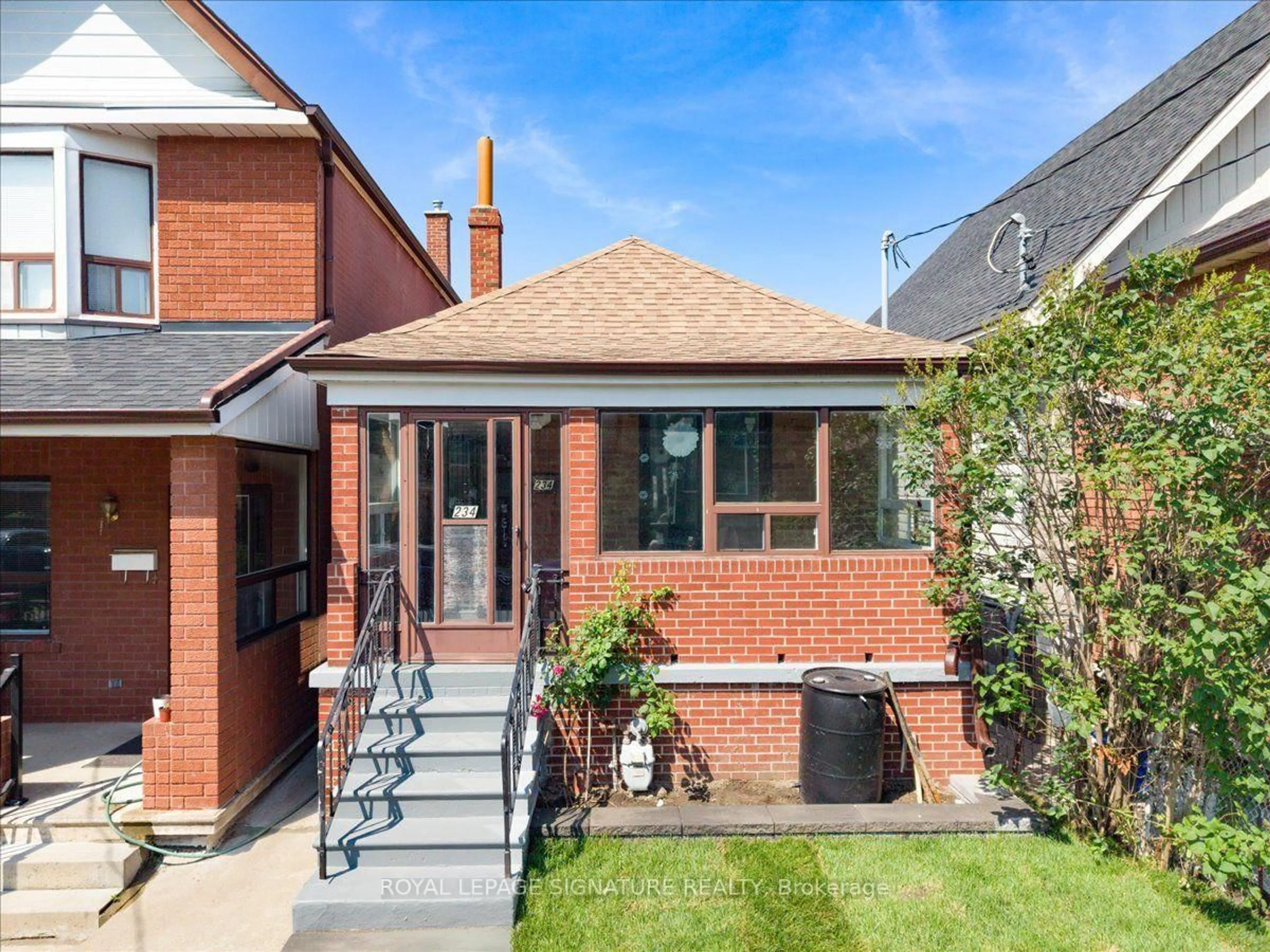 Home with brick exterior material, street for 234 Nairn Ave, Toronto Ontario M6E 4H4