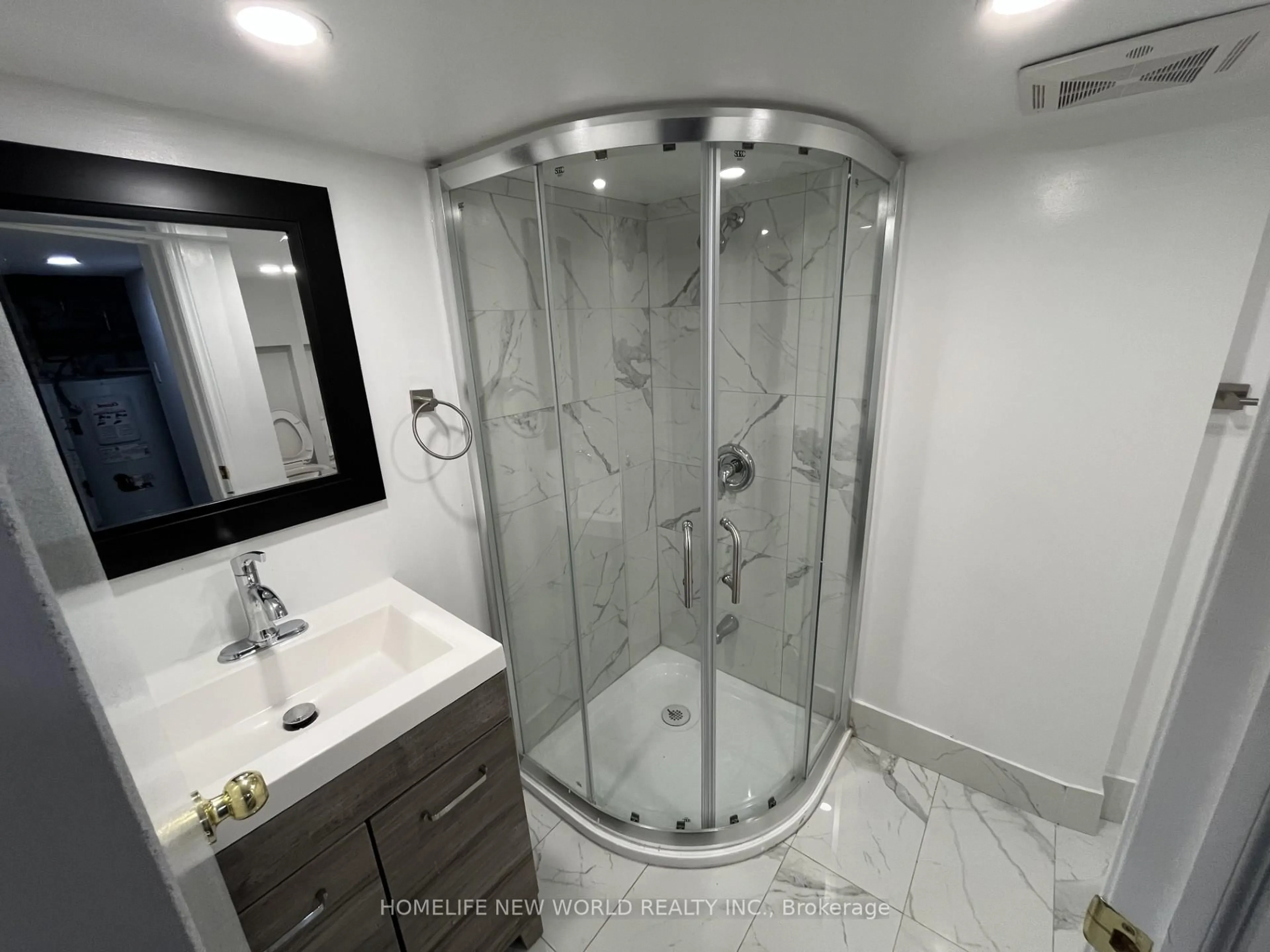Contemporary bathroom, ceramic/tile floor for 19 Britannia Ave, Toronto Ontario M6N 3T6