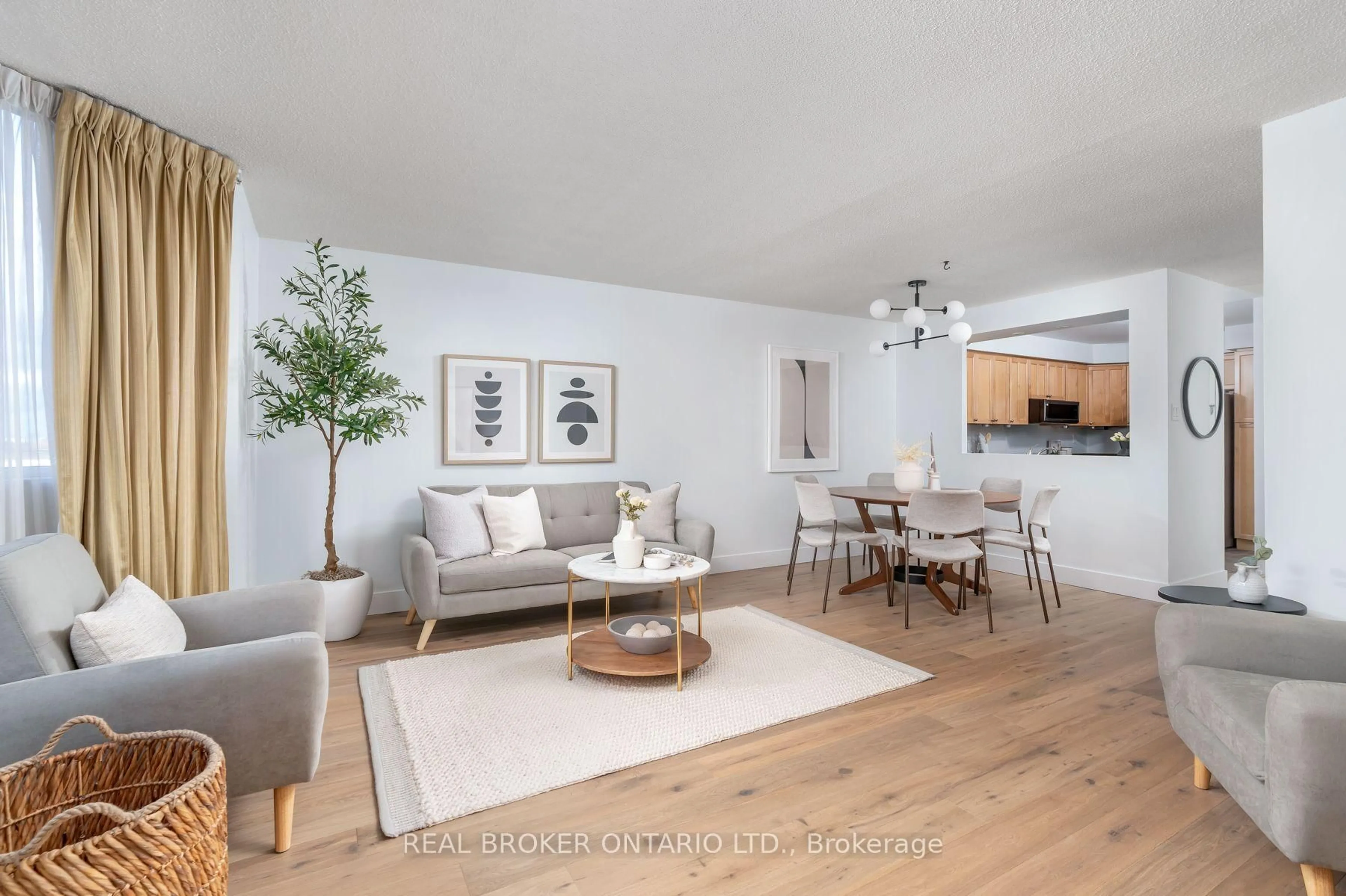 Living room with furniture, unknown for 3845 Lake Shore Blvd #1601, Toronto Ontario M8W 4Y3