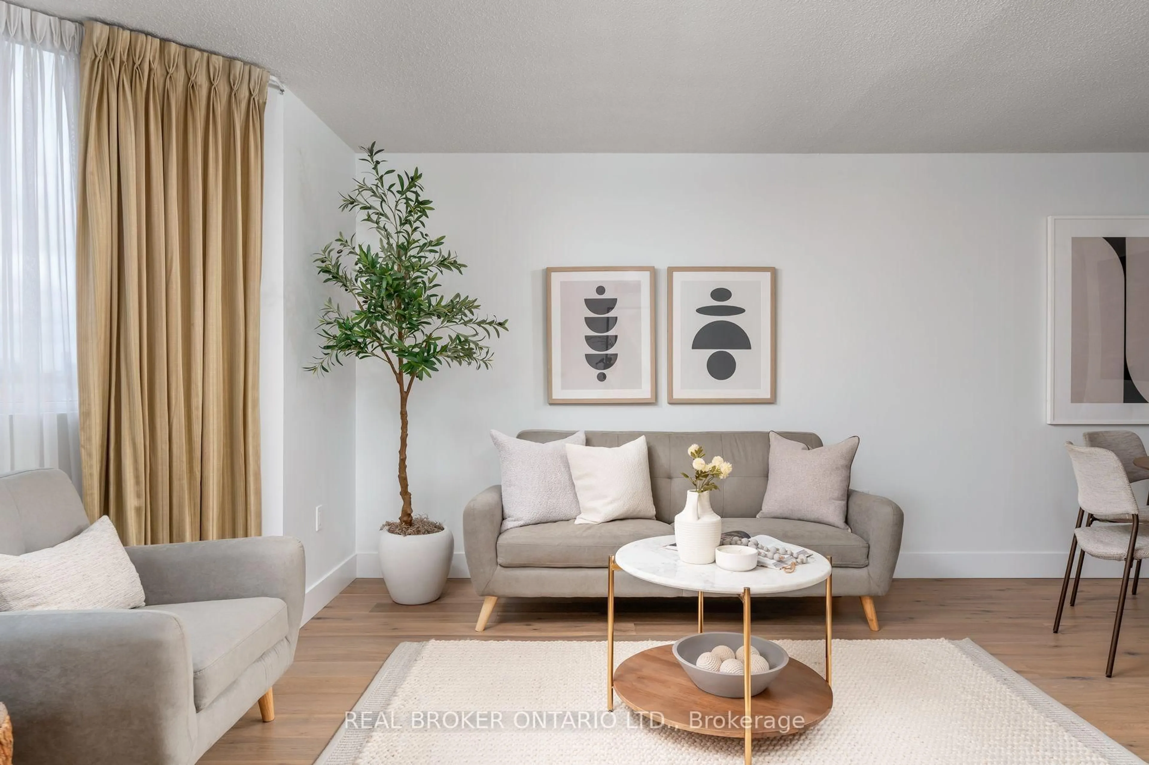 Living room with furniture, unknown for 3845 Lake Shore Blvd #1601, Toronto Ontario M8W 4Y3