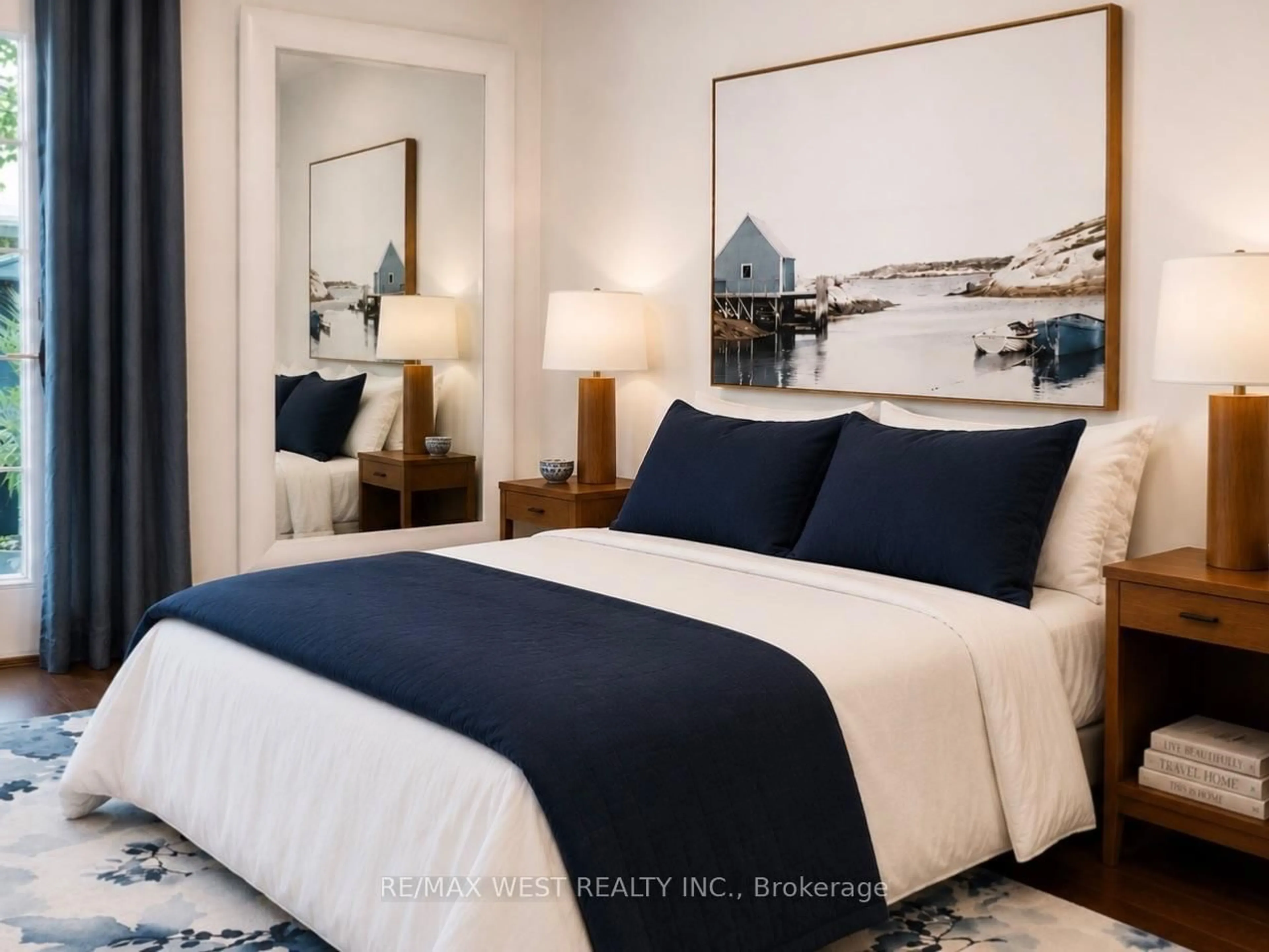 Bedroom with bed, unknown for 12 Brentwood Rd, Toronto Ontario M8Z 3N2