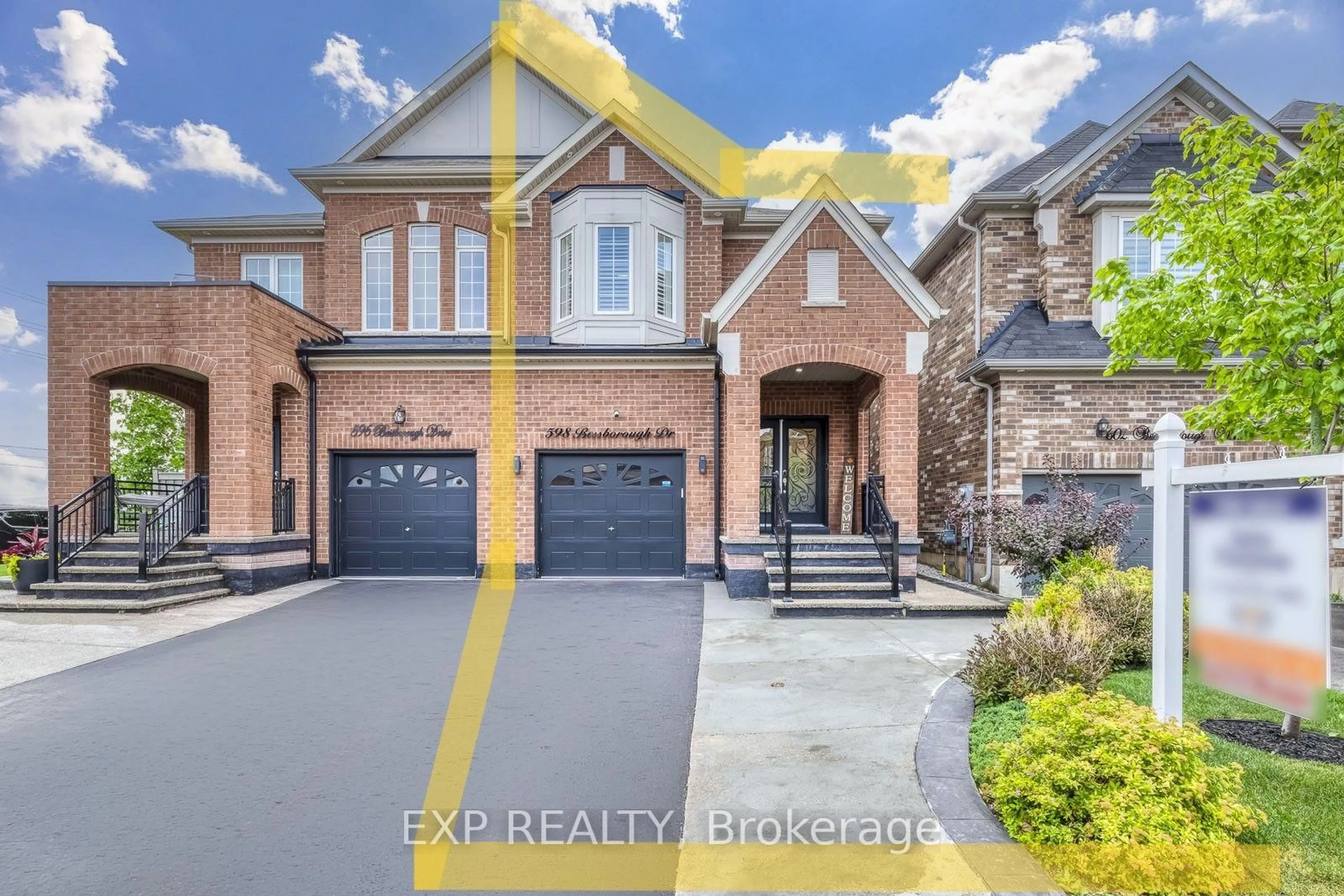 Home with brick exterior material, street for 598 Bessborough Dr, Milton Ontario L9T 8V9