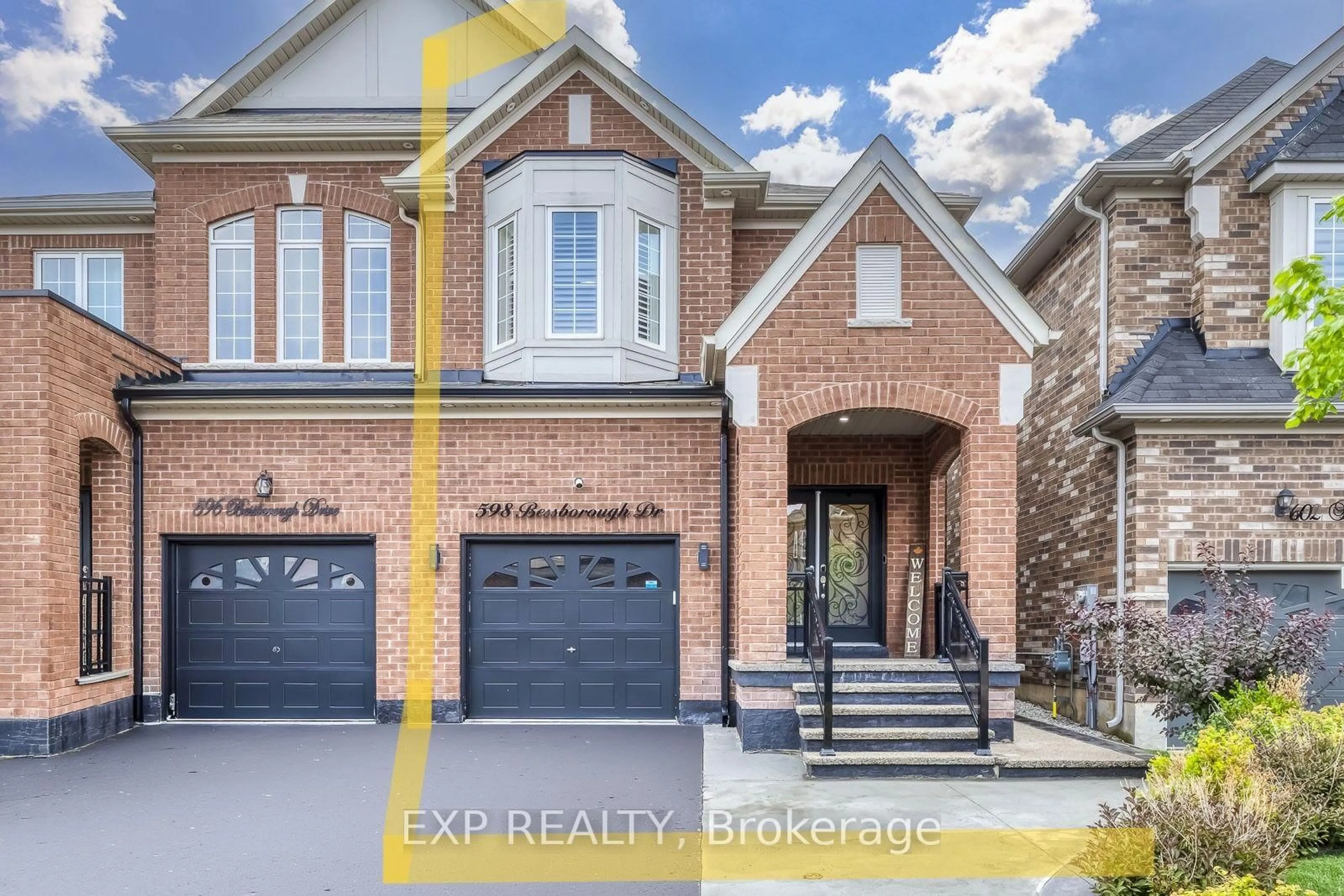 Home with brick exterior material, street for 598 Bessborough Dr, Milton Ontario L9T 8V9