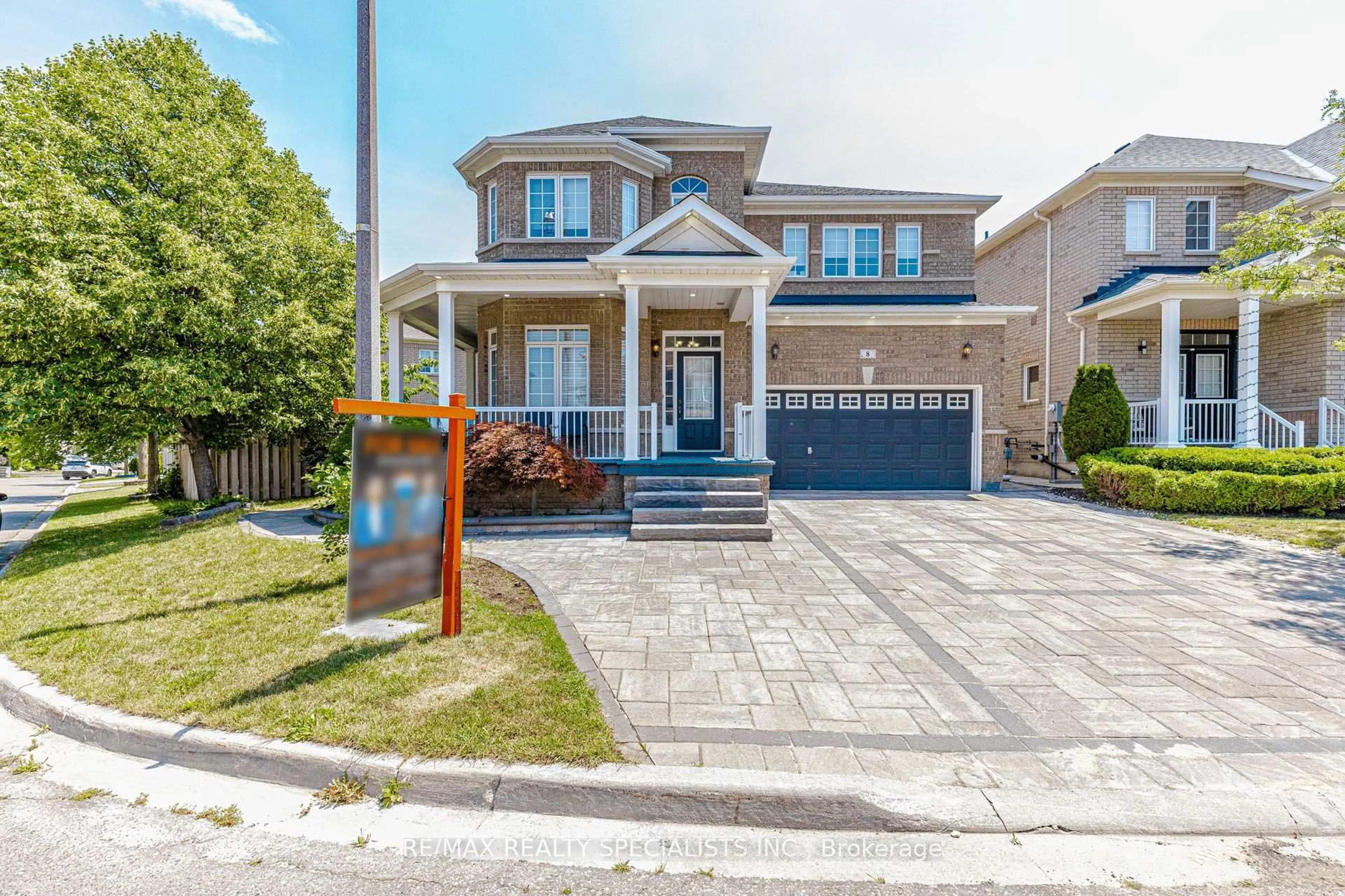 Home with brick exterior material, street for 8 Tovey Terr, Brampton Ontario L6R 0E5