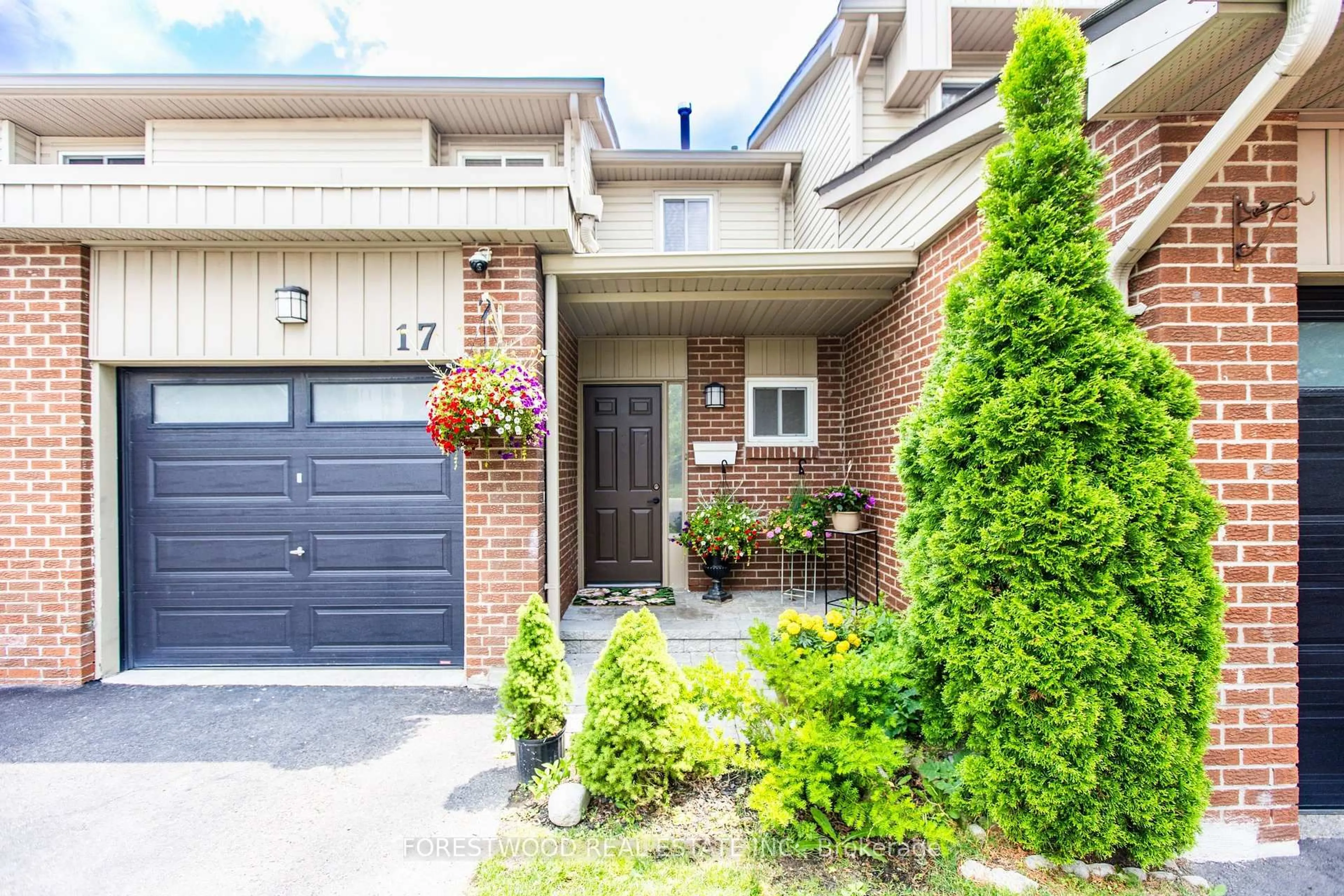 Home with brick exterior material, street for 485 Meadows Blvd #17, Mississauga Ontario L4Z 1H1
