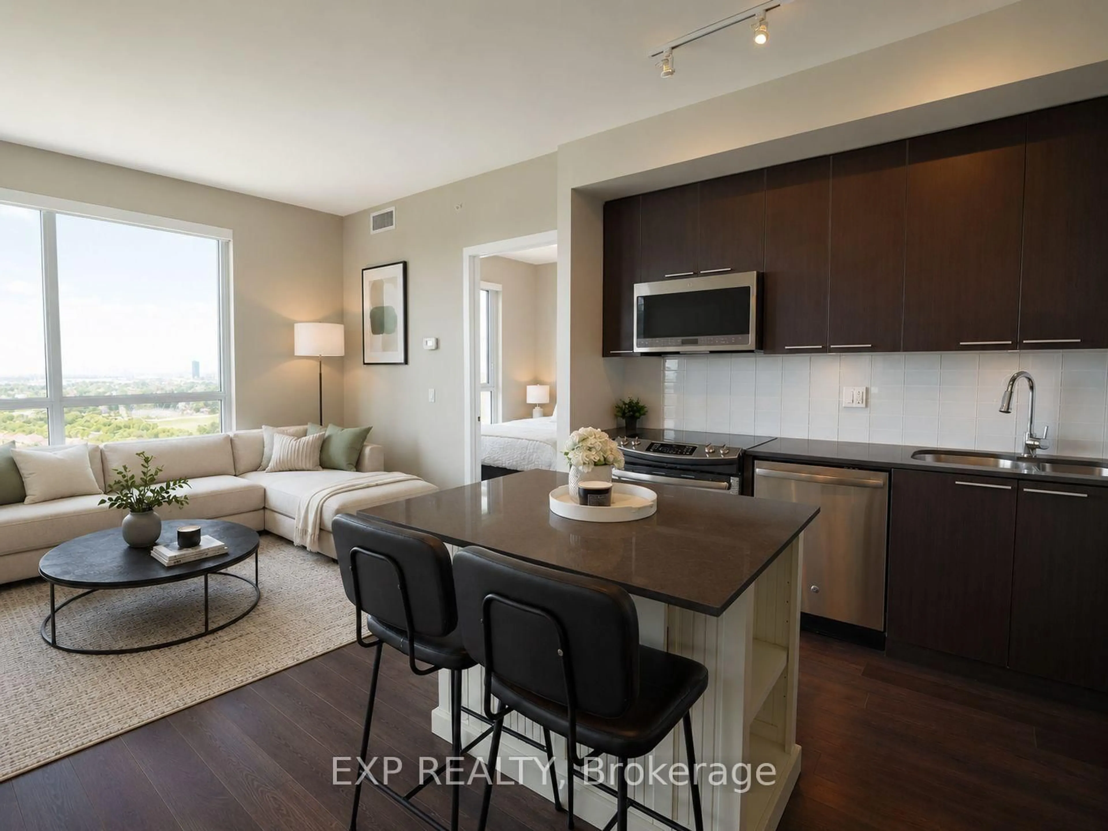Open concept kitchen, unknown for 10 Park Lawn Rd #2204, Toronto Ontario M8V 0H9