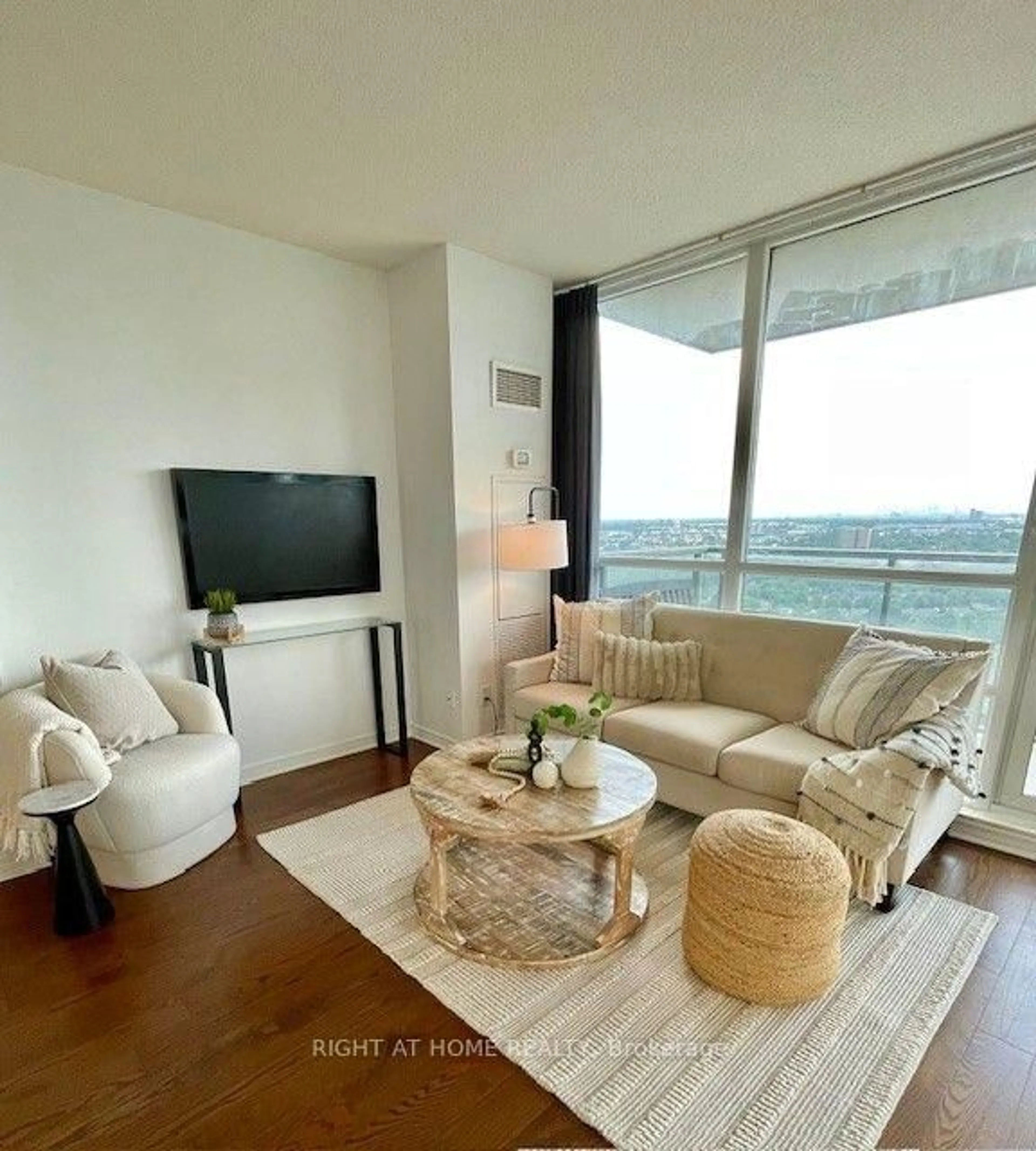 Living room with furniture, unknown for 2240 Lake Shore Blvd #3104, Toronto Ontario M8V 0B1