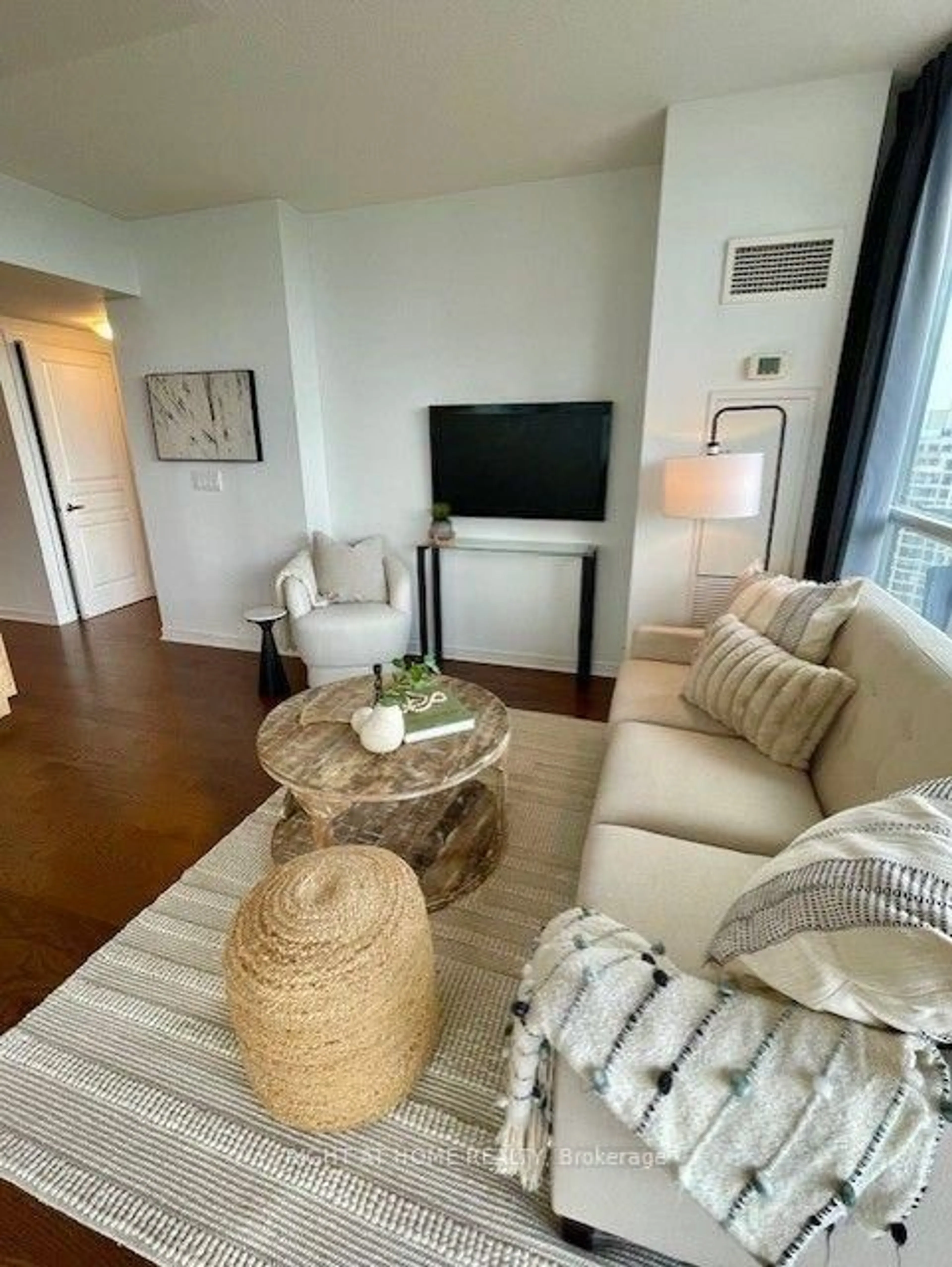 Living room with furniture, unknown for 2240 Lake Shore Blvd #3104, Toronto Ontario M8V 0B1
