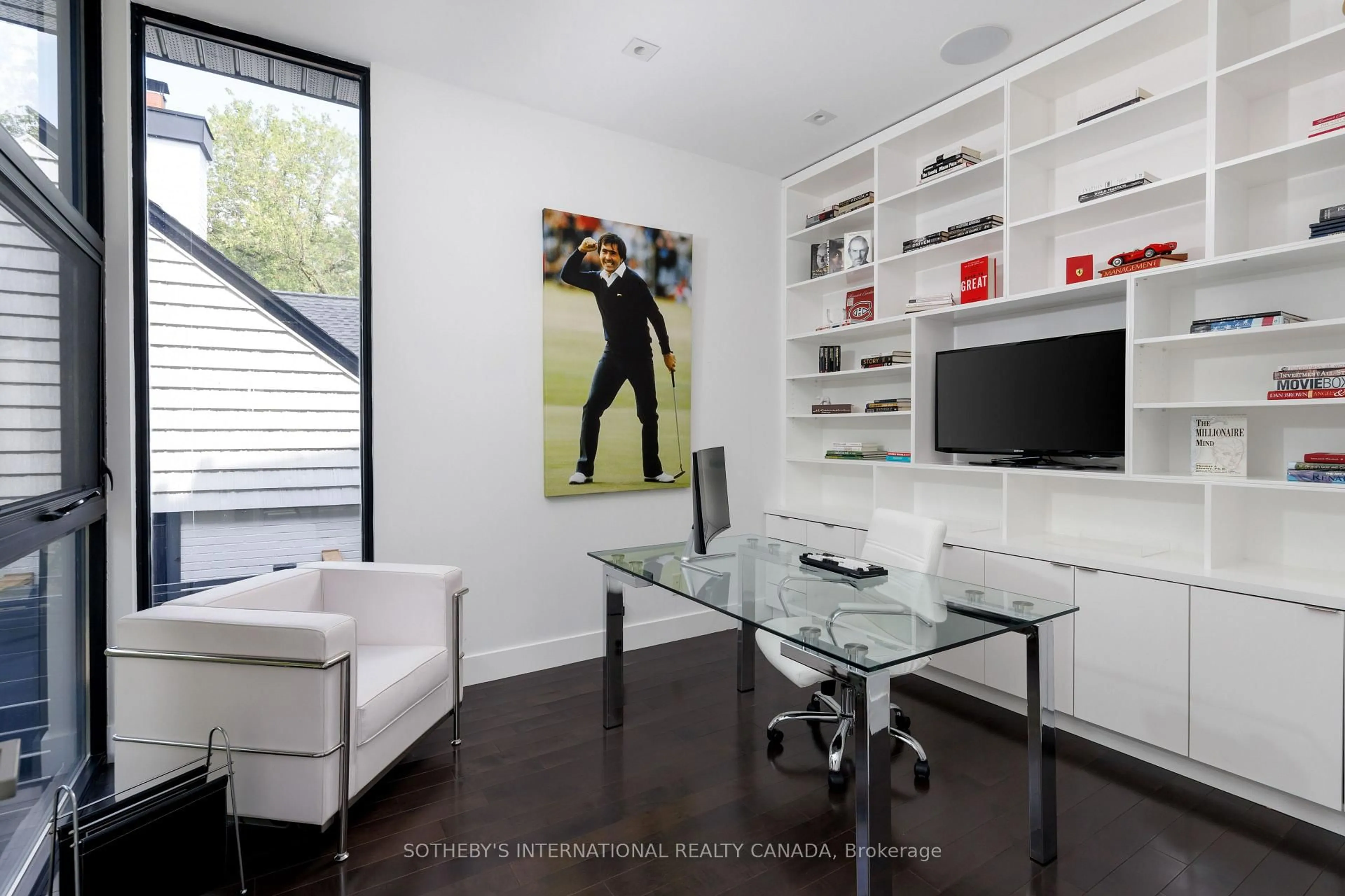 Home theater for 5 Hartfield Rd, Toronto Ontario M9A 3C5