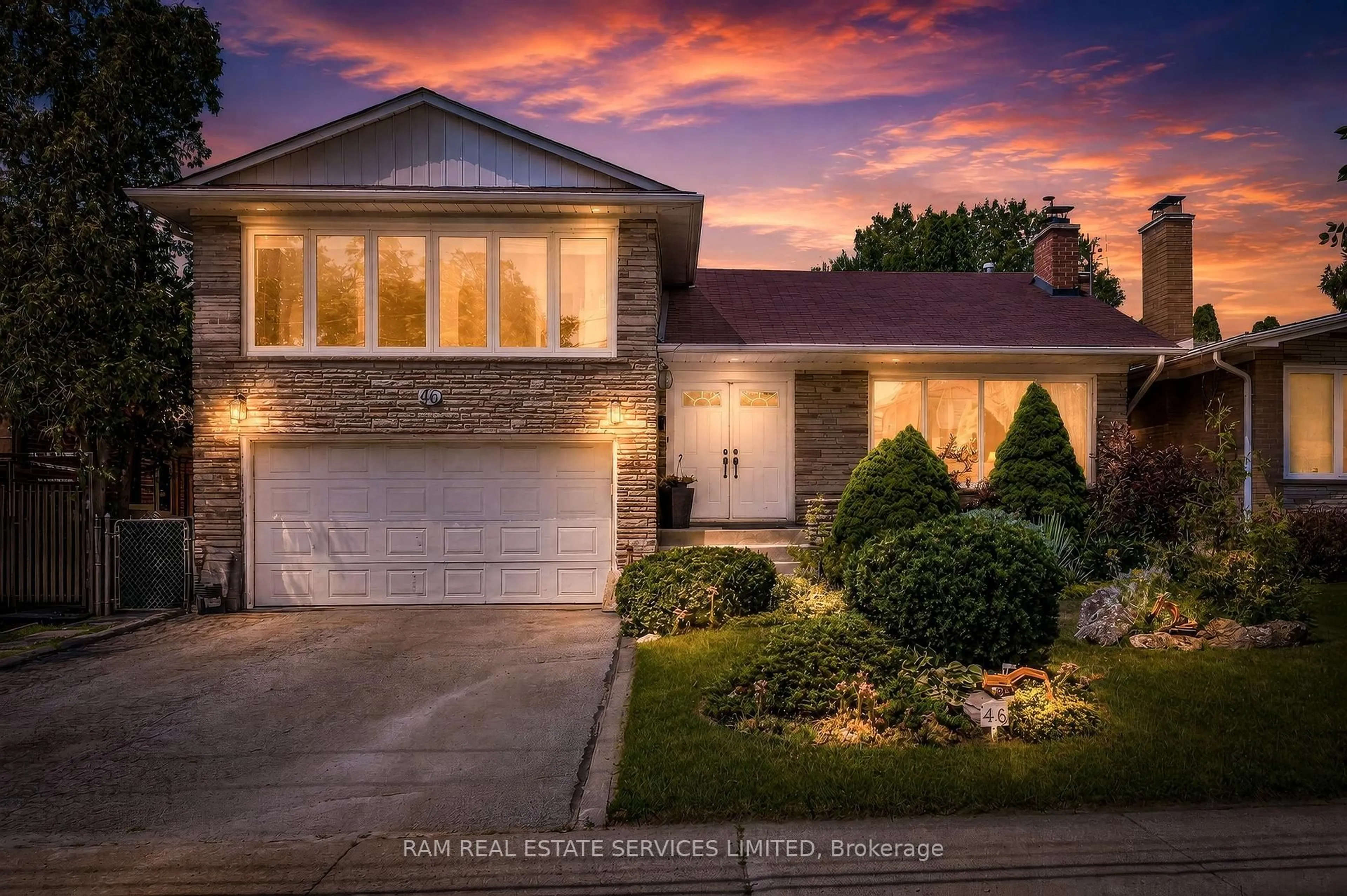 Home with brick exterior material, street for 46 Summitcrest Dr, Toronto Ontario M9P 1H3