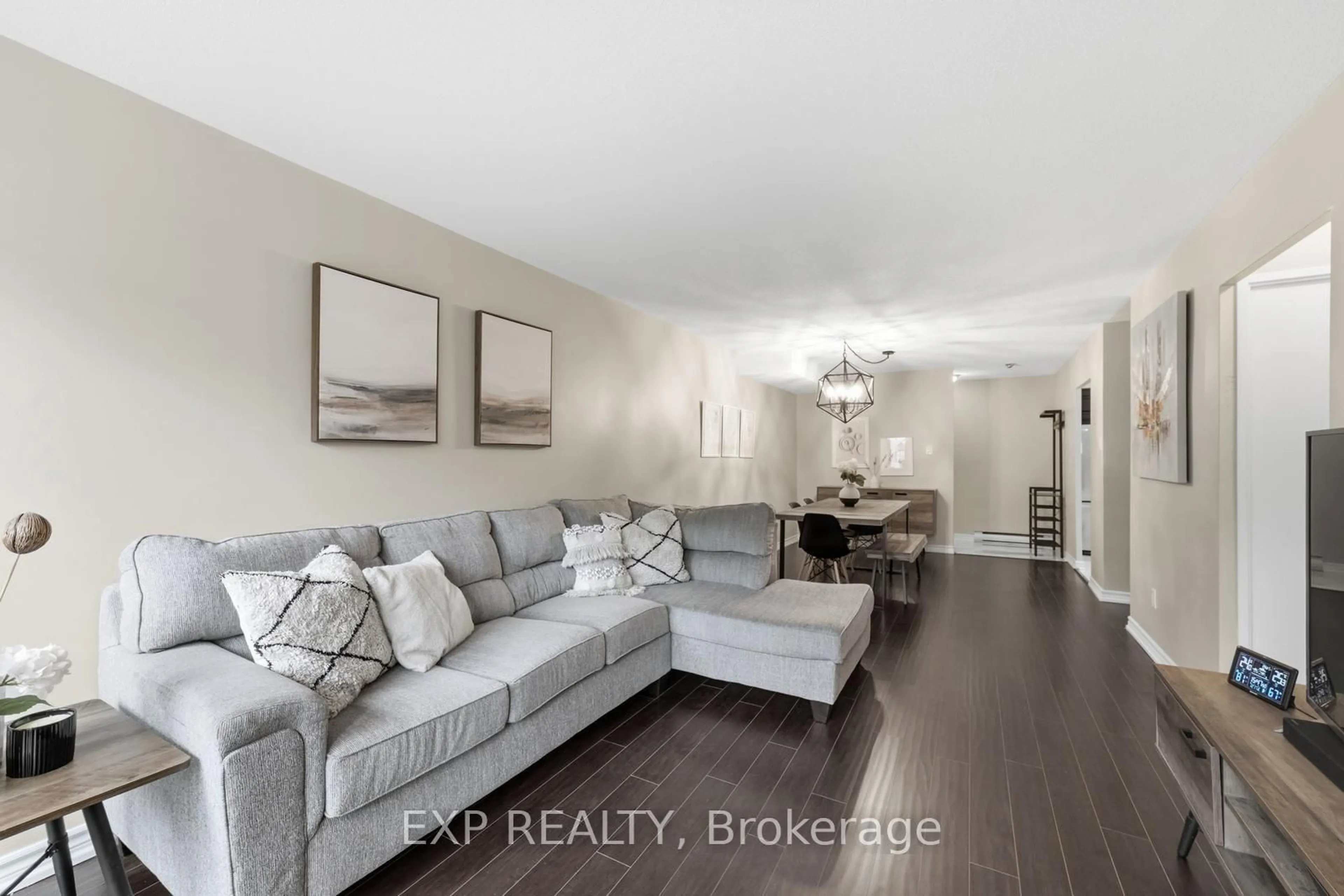 Living room with furniture, unknown for 364 The East Mall #108, Toronto Ontario M9B 6C5