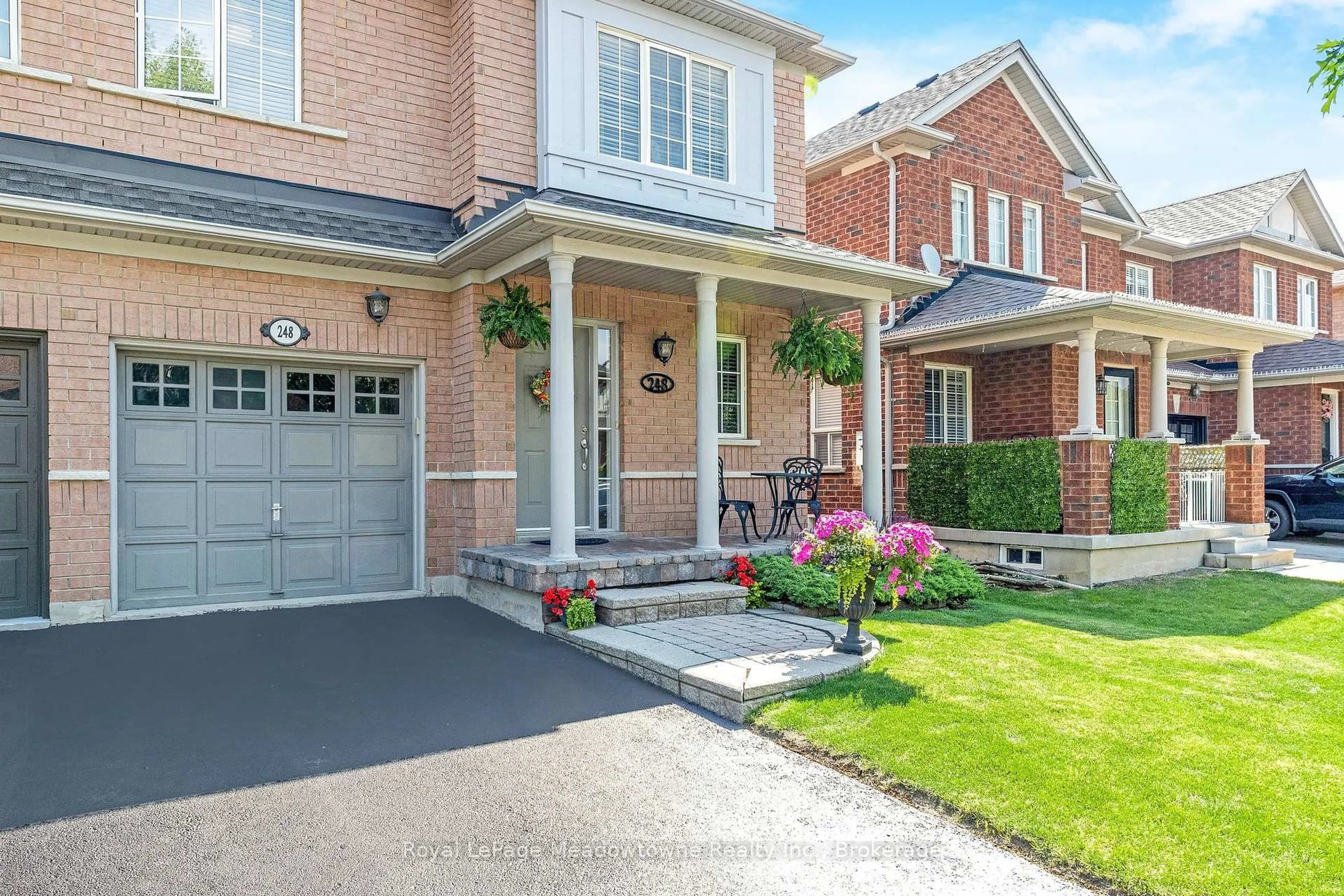 Home with brick exterior material, street for 248 Pettigrew Tr, Milton Ontario L9T 5X7