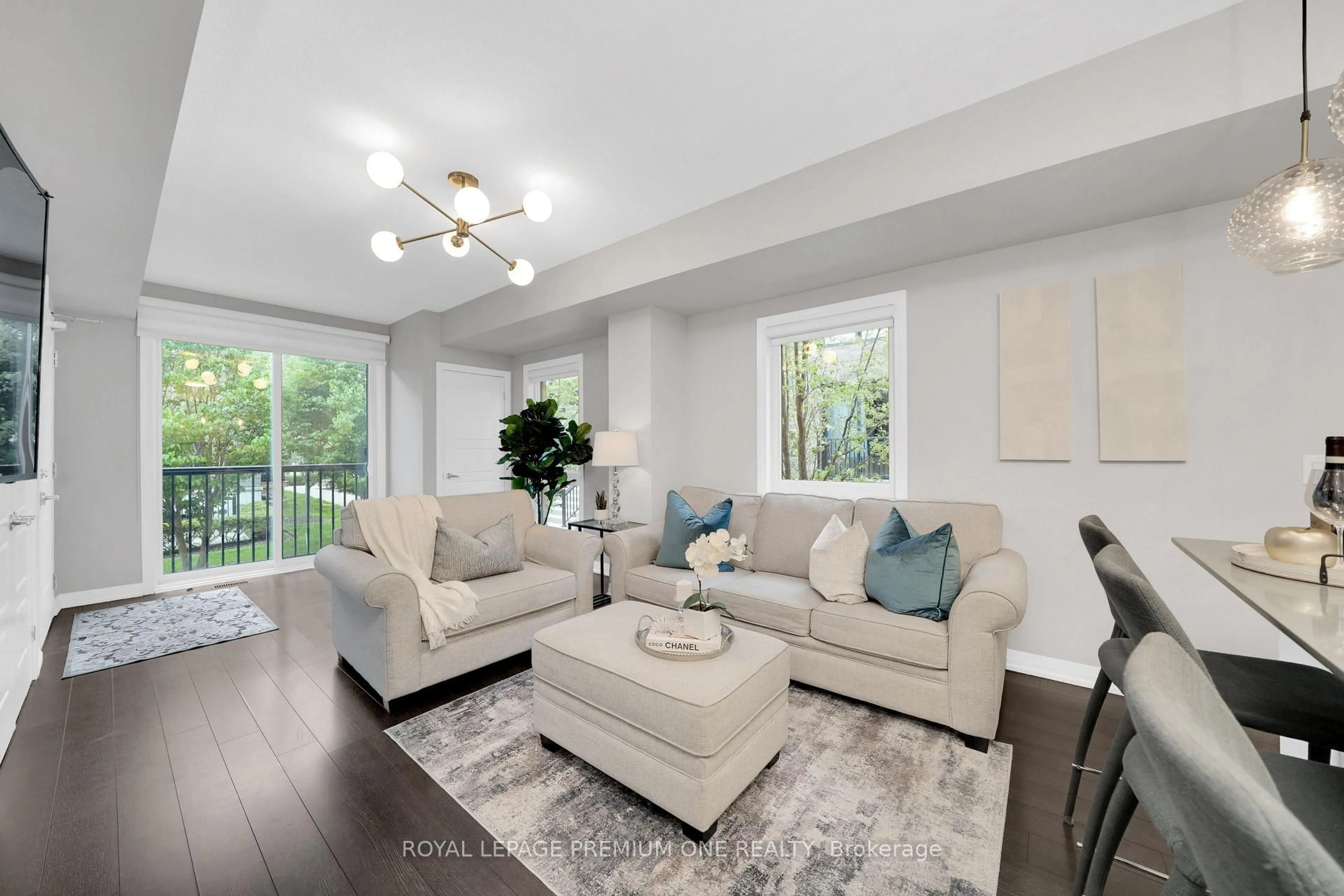 Living room with furniture, unknown for 1202 Main St #108, Milton Ontario L9T 9K8