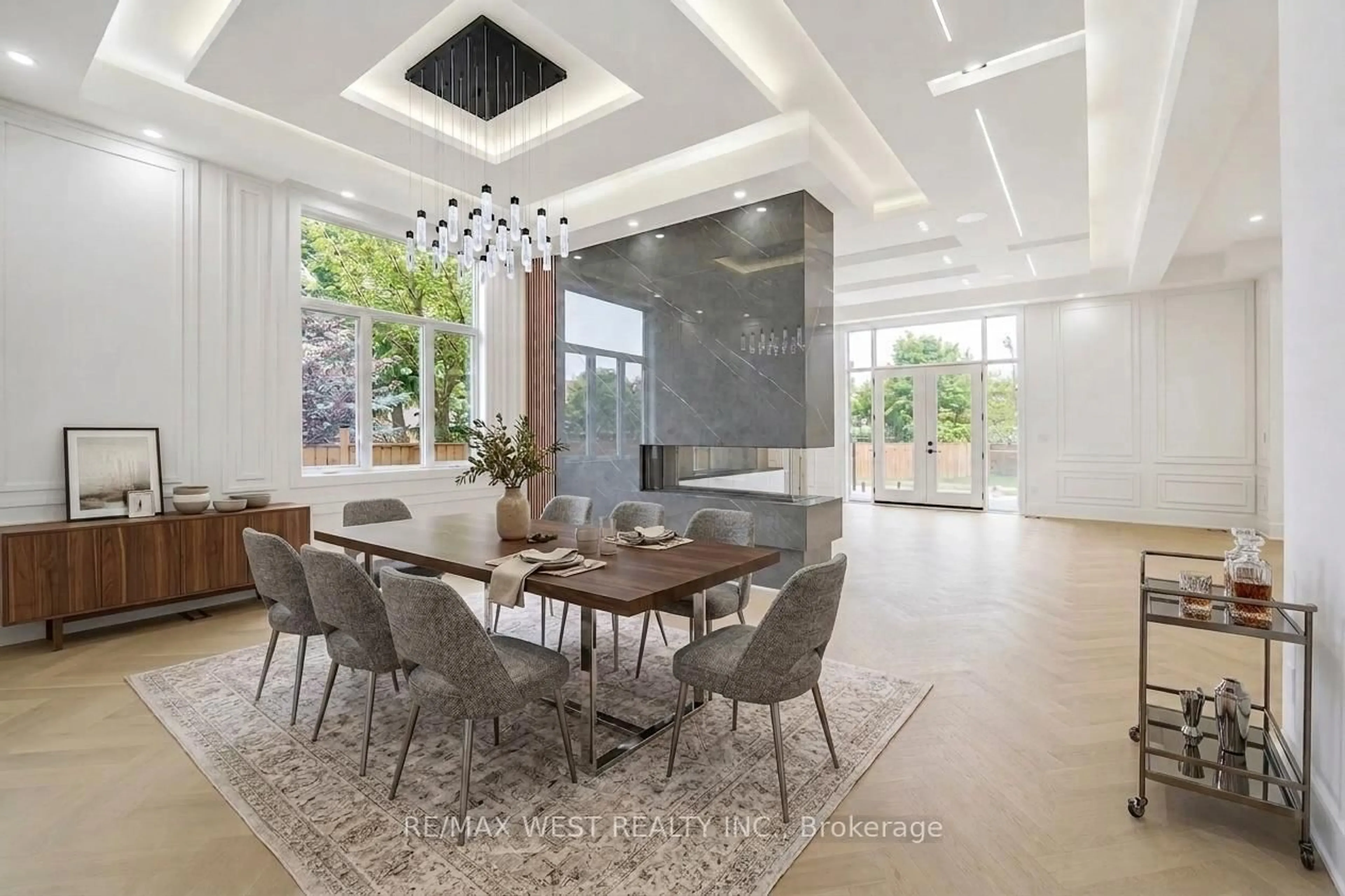 Dining room, ceramic/tile floor for 53 Celt Ave, Toronto Ontario M6A 1H2