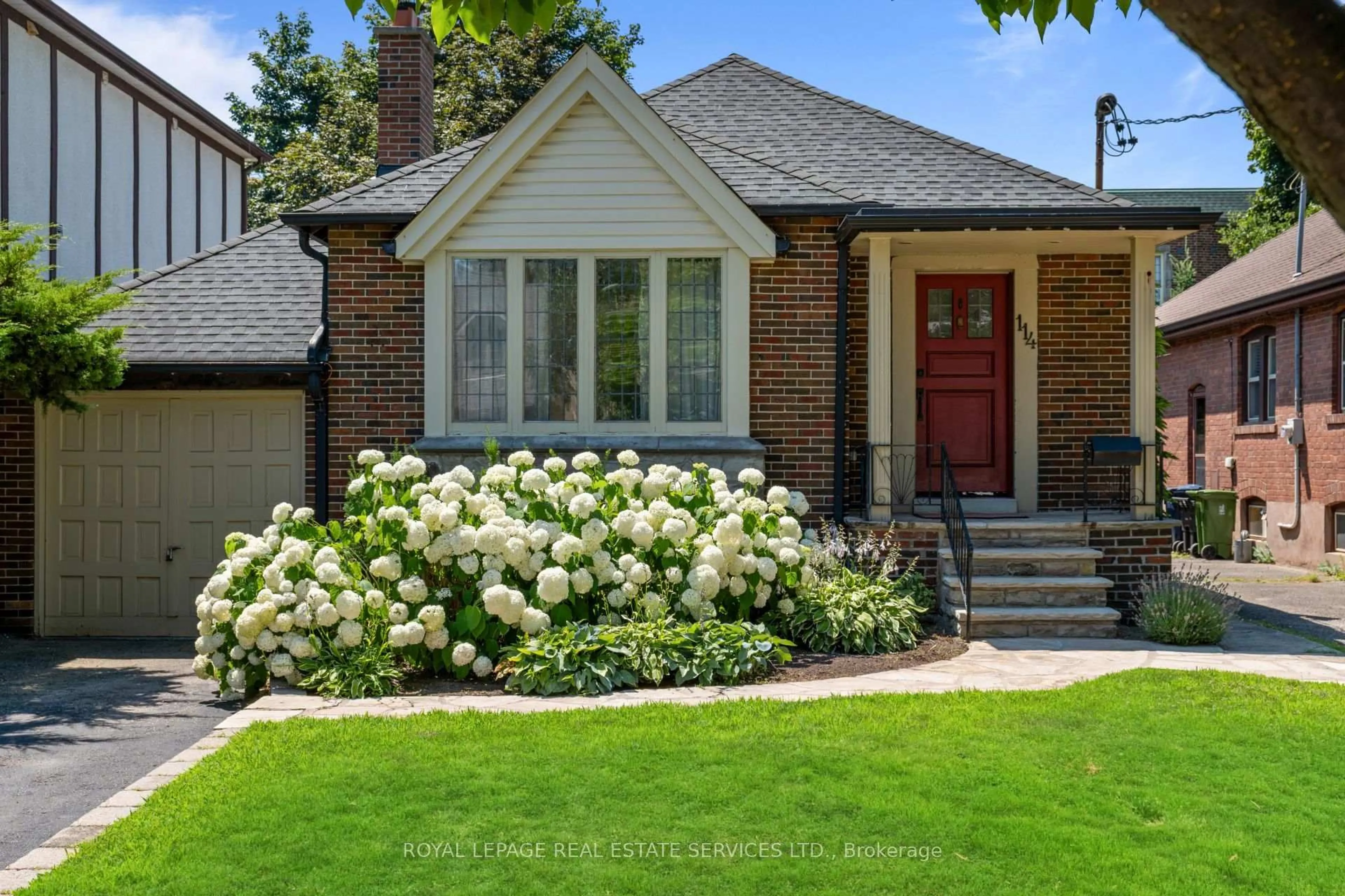Home with brick exterior material, street for 114 Humbervale Blvd, Toronto Ontario M8Y 3P7