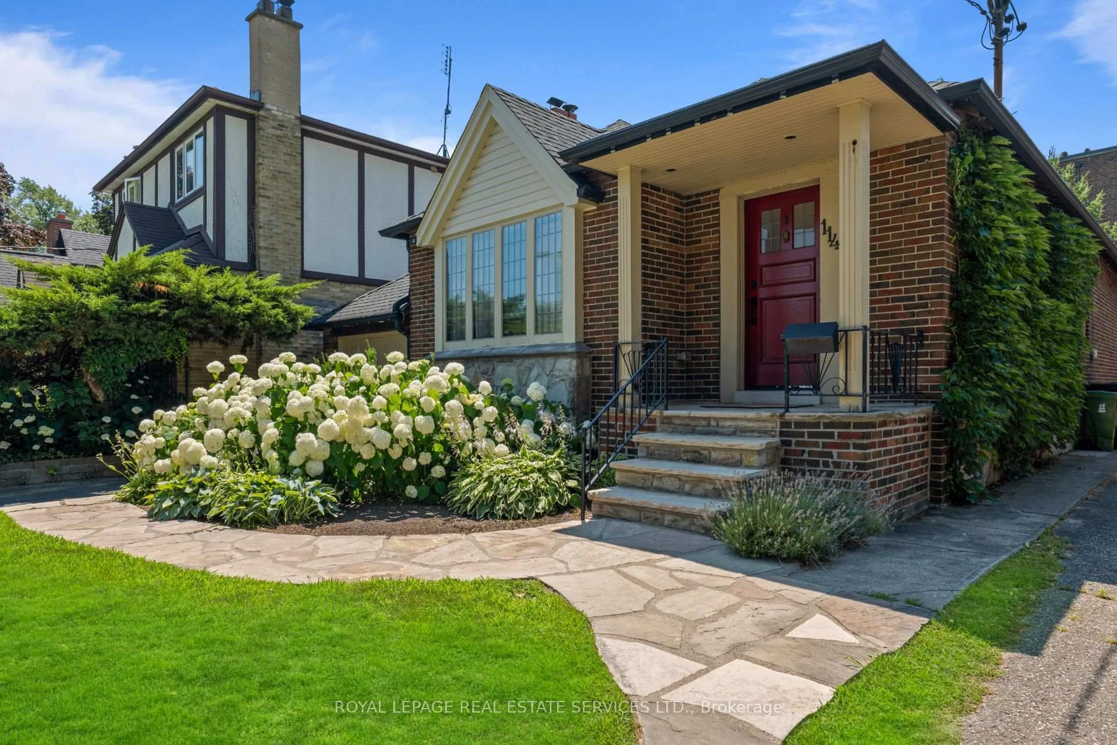 Home with brick exterior material, street for 114 Humbervale Blvd, Toronto Ontario M8Y 3P7