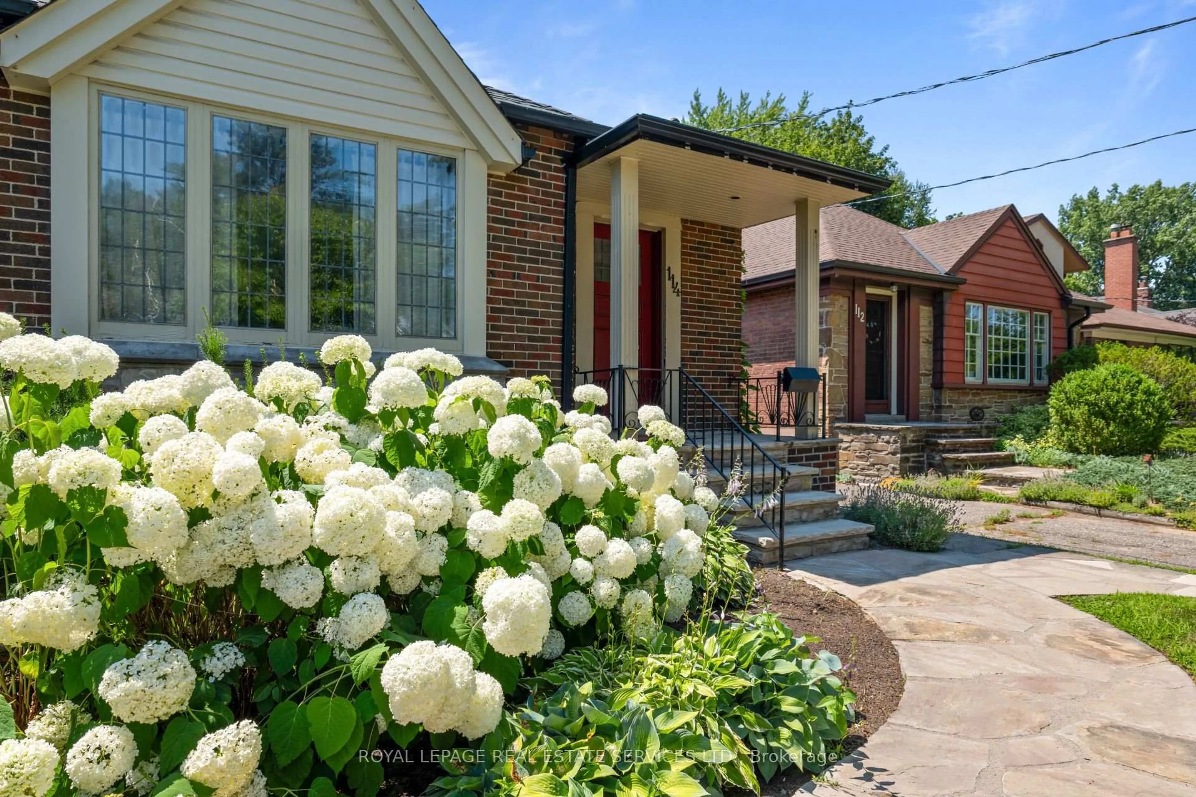 Home with brick exterior material, street for 114 Humbervale Blvd, Toronto Ontario M8Y 3P7
