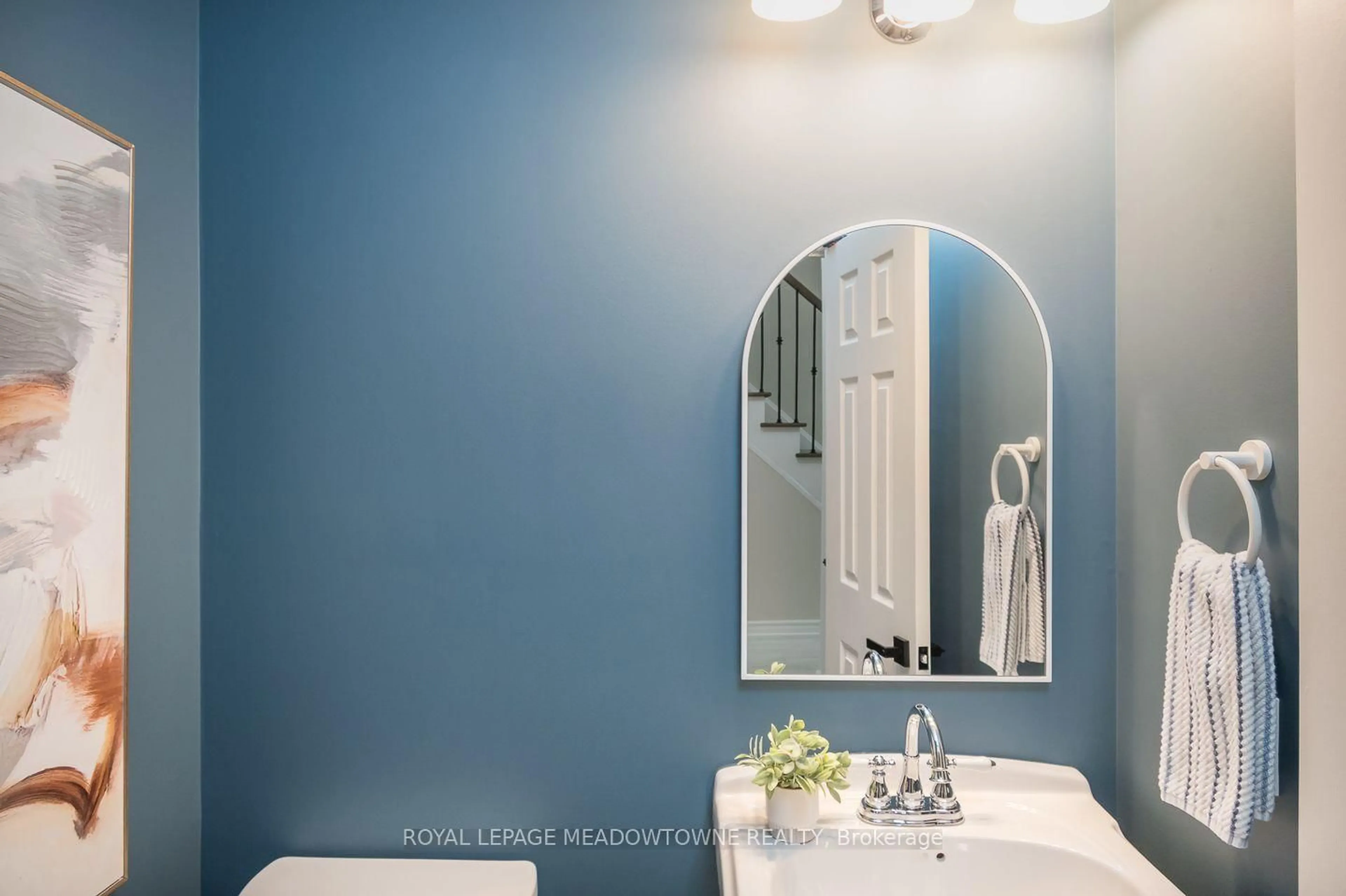 Contemporary bathroom, ceramic/tile floor for 9 Mclaughlin Ave, Milton Ontario L9T 7H3