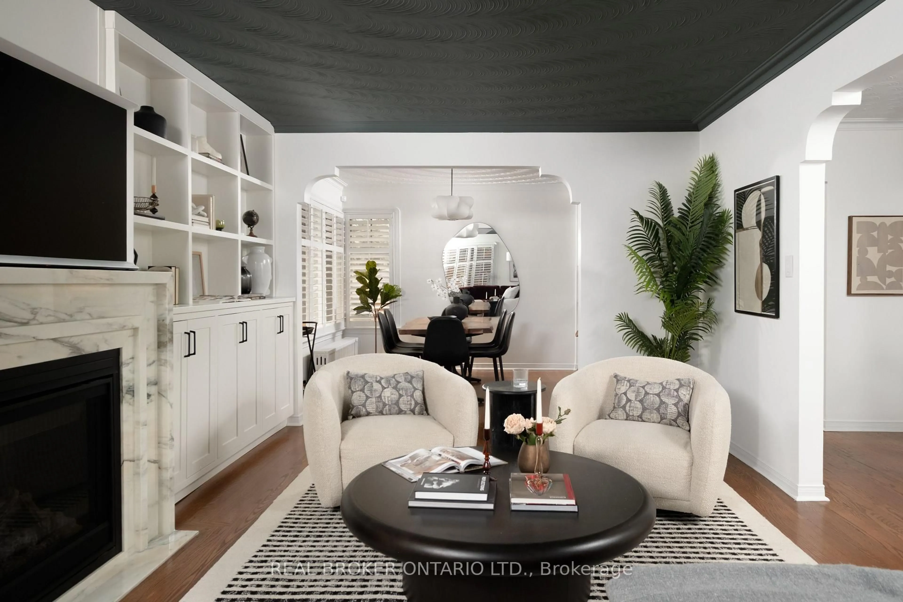 Living room with furniture, unknown for 147 Thompson Ave, Toronto Ontario M8Z 3V1