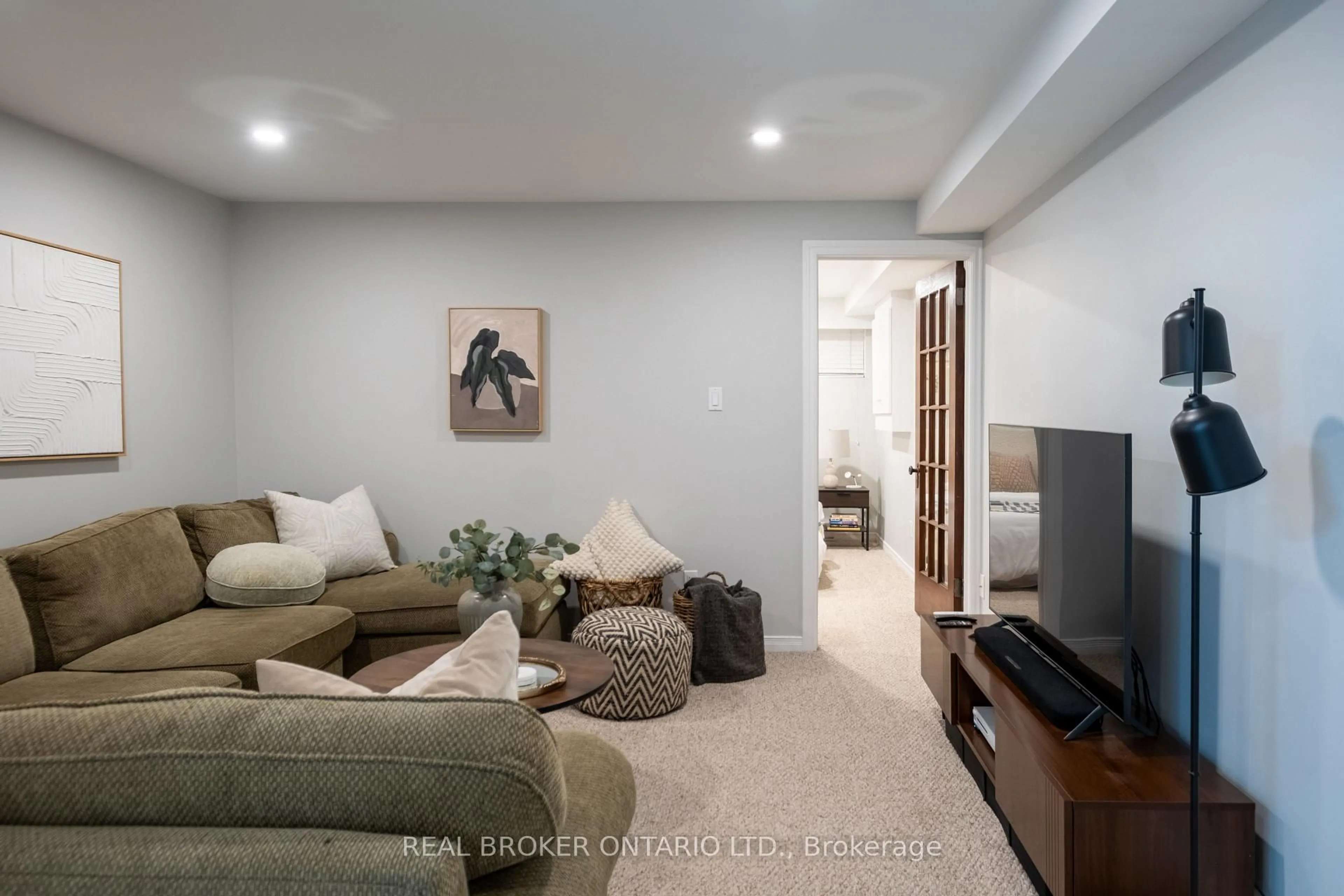 Living room with furniture, unknown for 147 Thompson Ave, Toronto Ontario M8Z 3V1