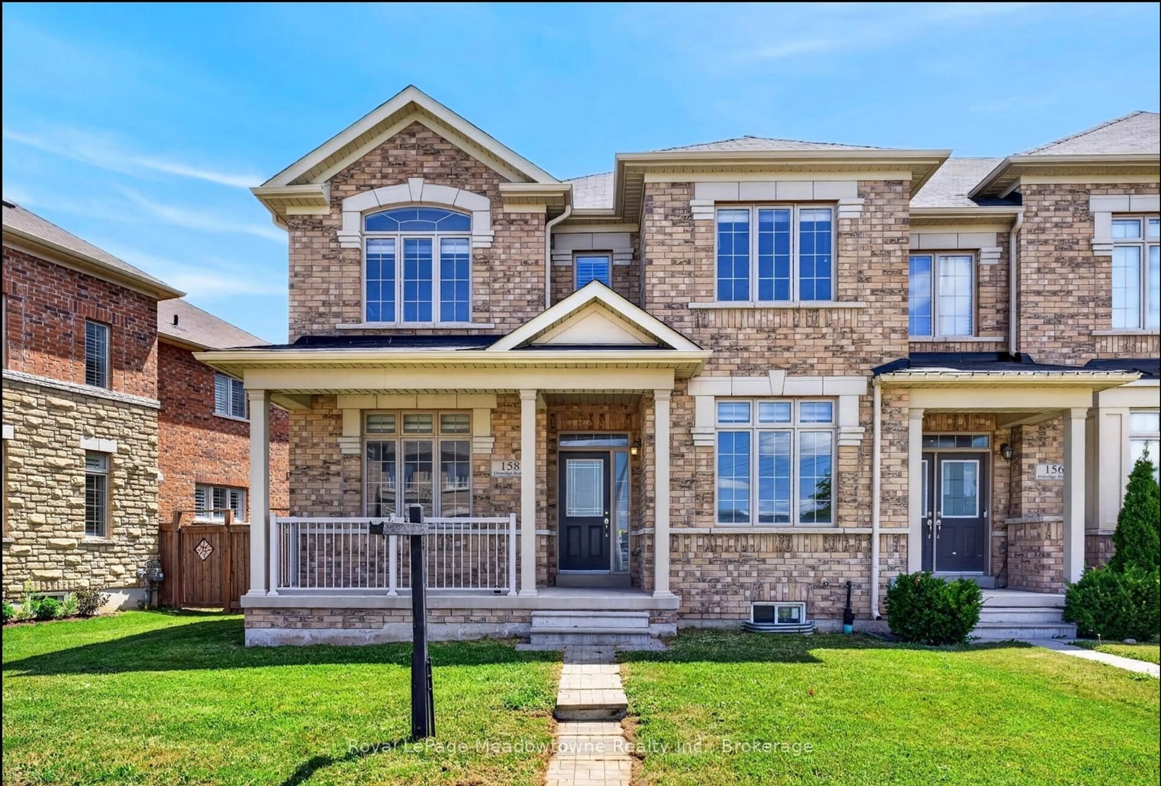 Home with brick exterior material, street for 158 Etheridge Ave, Milton Ontario L9E 1H1