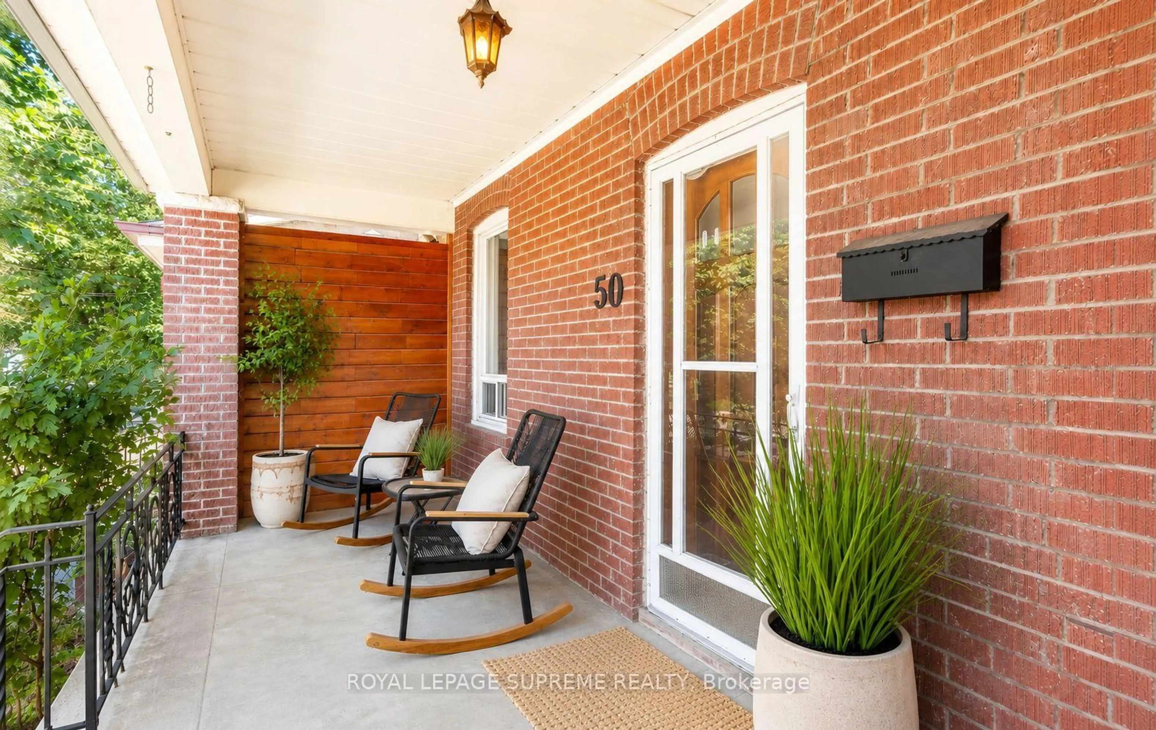 Home with brick exterior material, street for 50 Brookside Ave, Toronto Ontario M6S 4G7