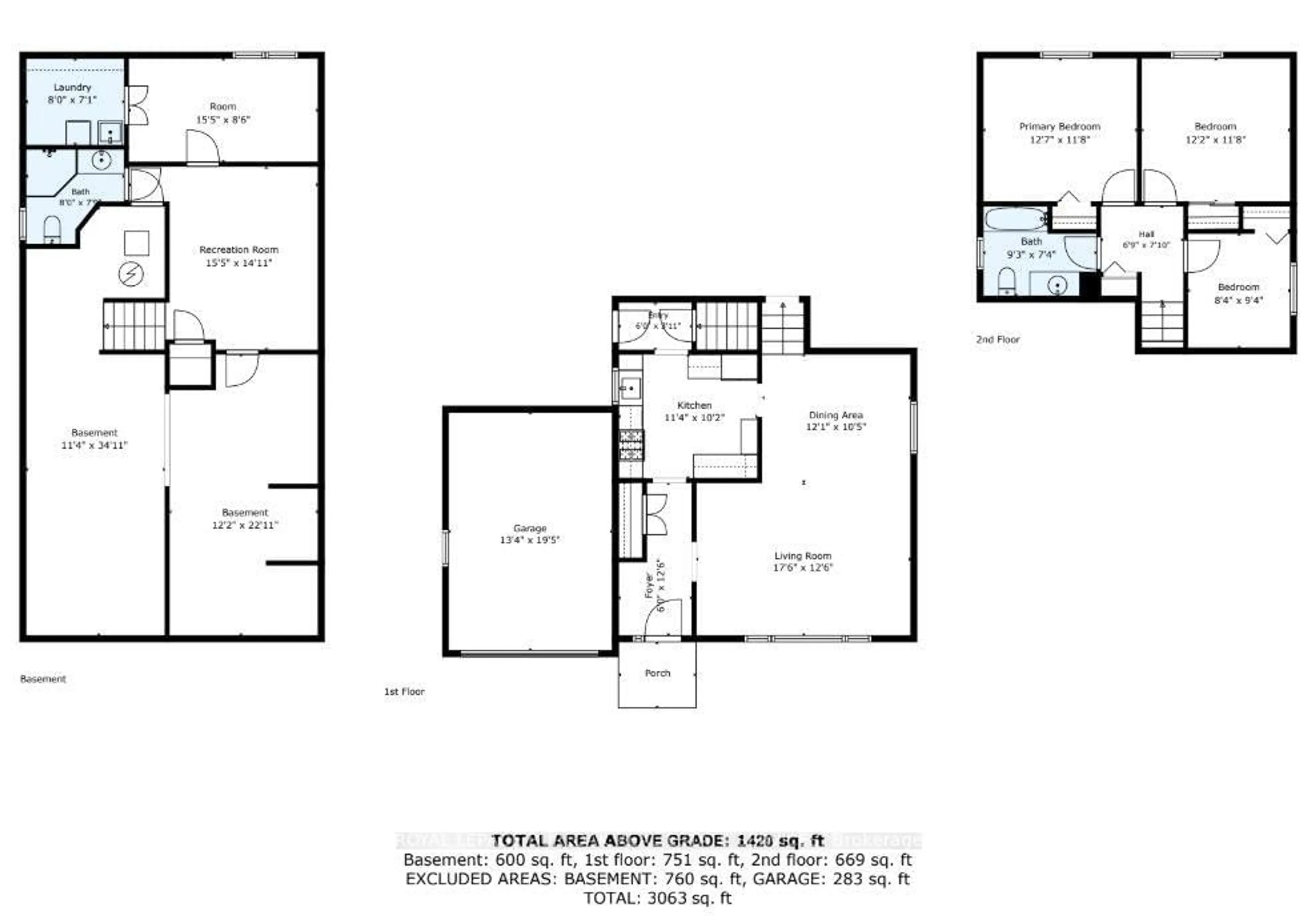 Floor plan for 3128 Centennial Dr, Burlington Ontario L7M 1B9