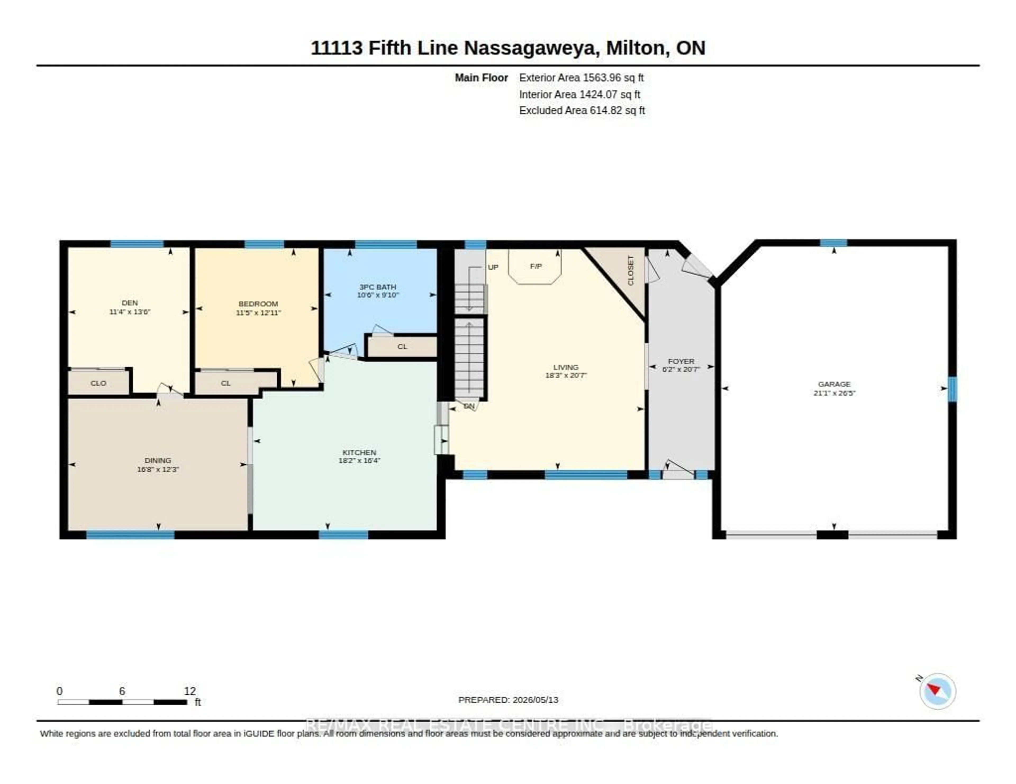 Floor plan for 11113 Fifth Line, Milton Ontario N2B 2K0