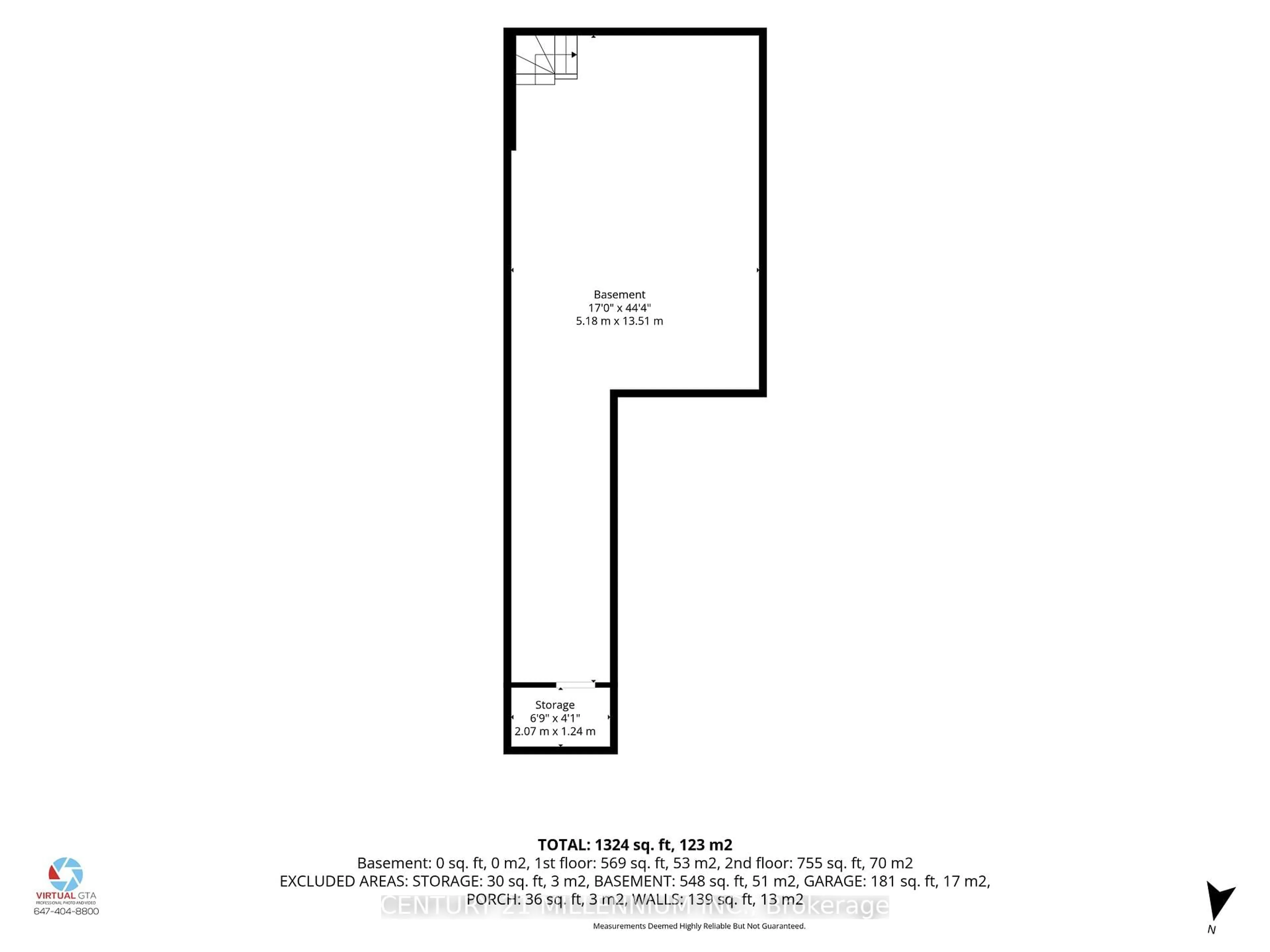 Floor plan for 6399 Spinnaker Circ #6, Mississauga Ontario L5W 1Z4