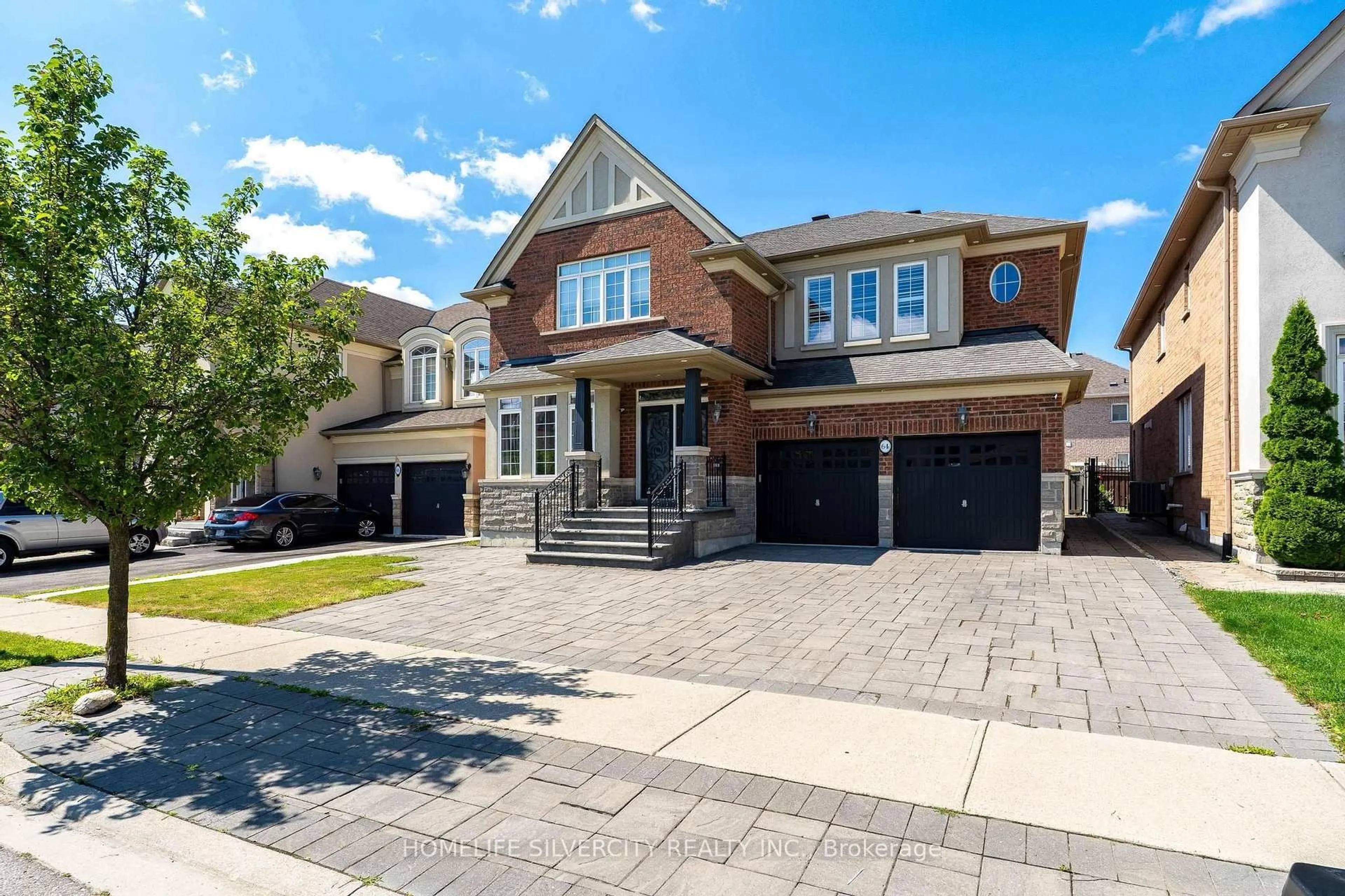 Home with brick exterior material, street for 64 Scotchmere Cres, Brampton Ontario L6P 3A6