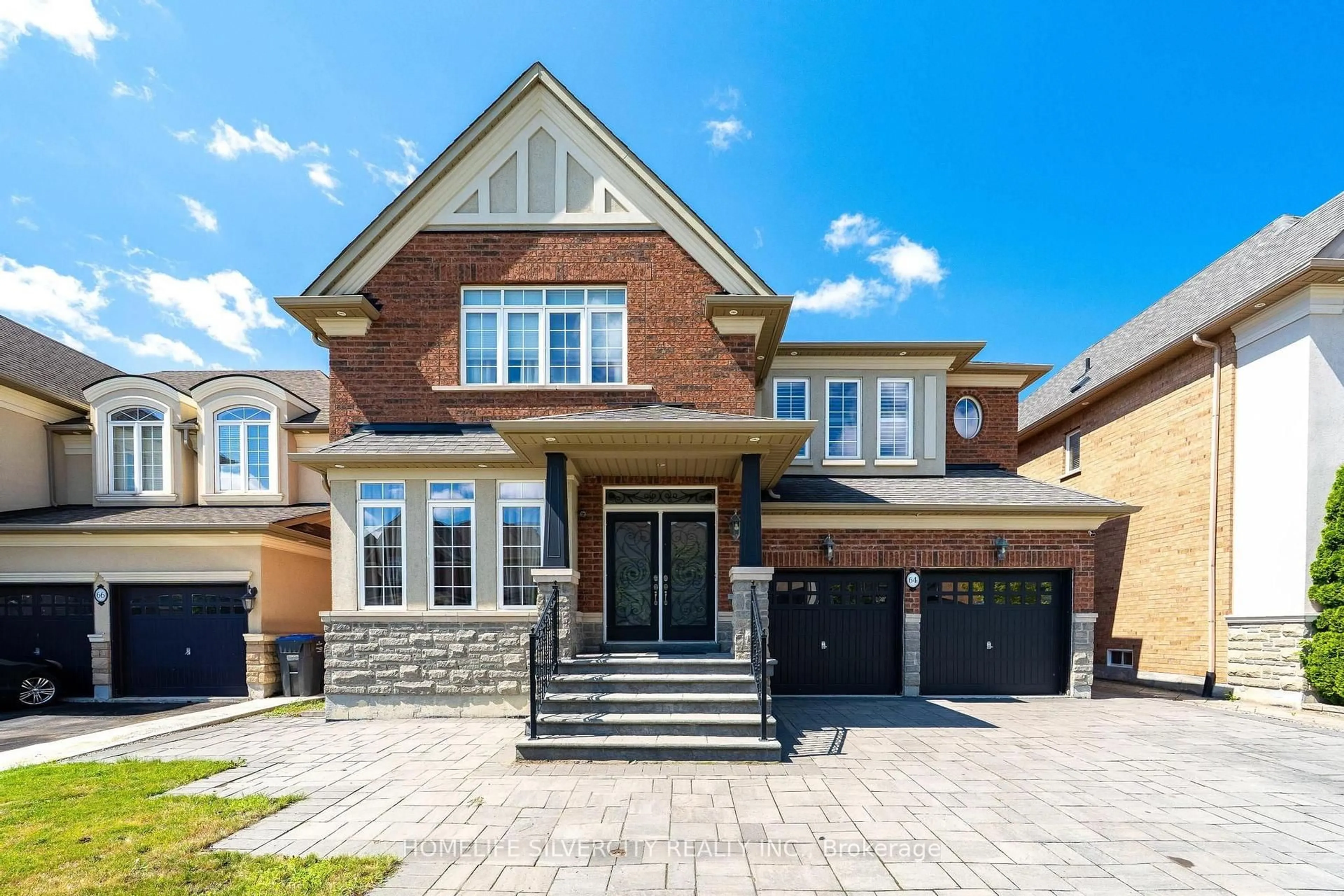 Home with brick exterior material, street for 64 Scotchmere Cres, Brampton Ontario L6P 3A6