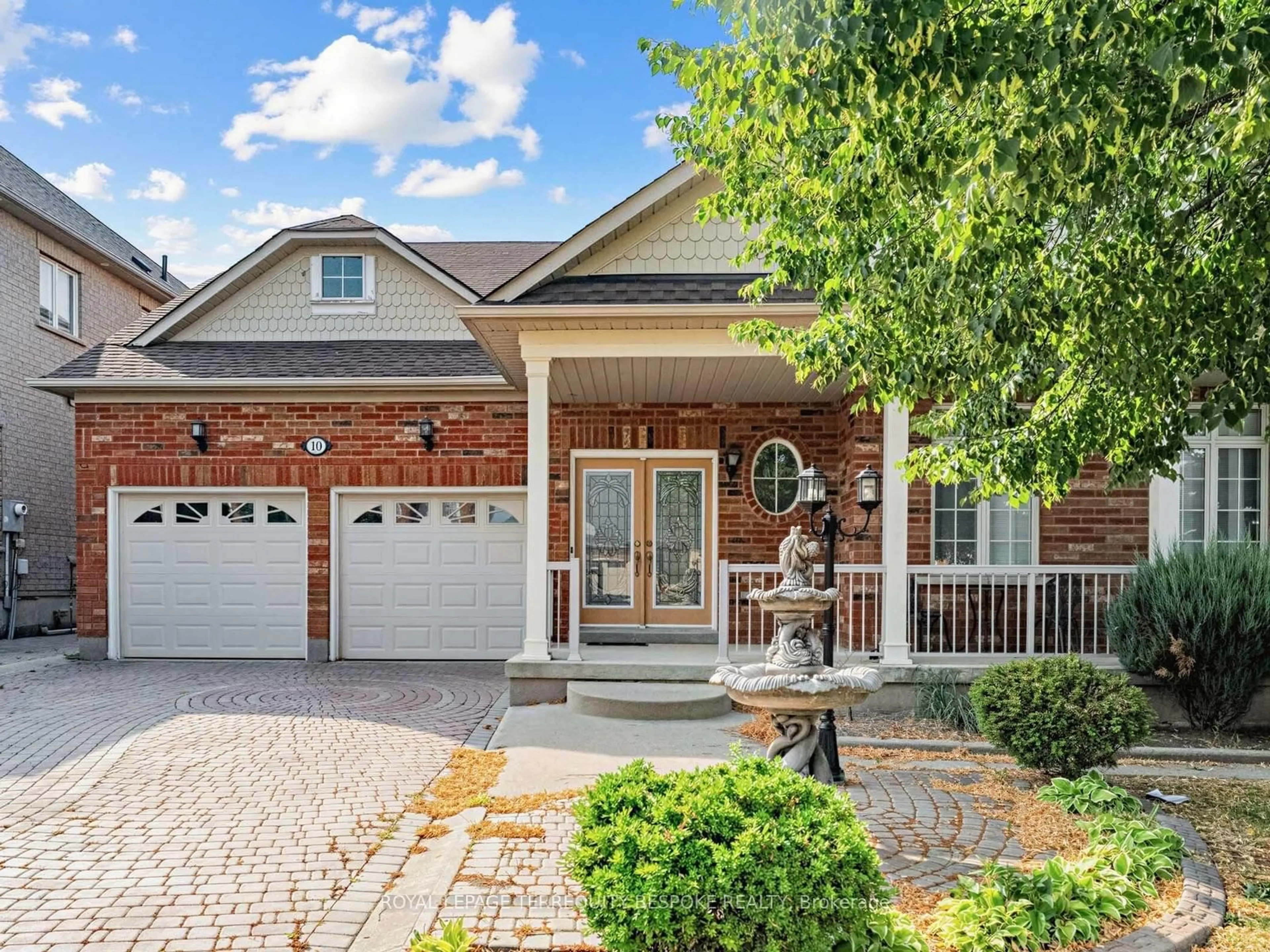Home with brick exterior material, street for 10 Leparc Rd, Brampton Ontario L6P 1X9