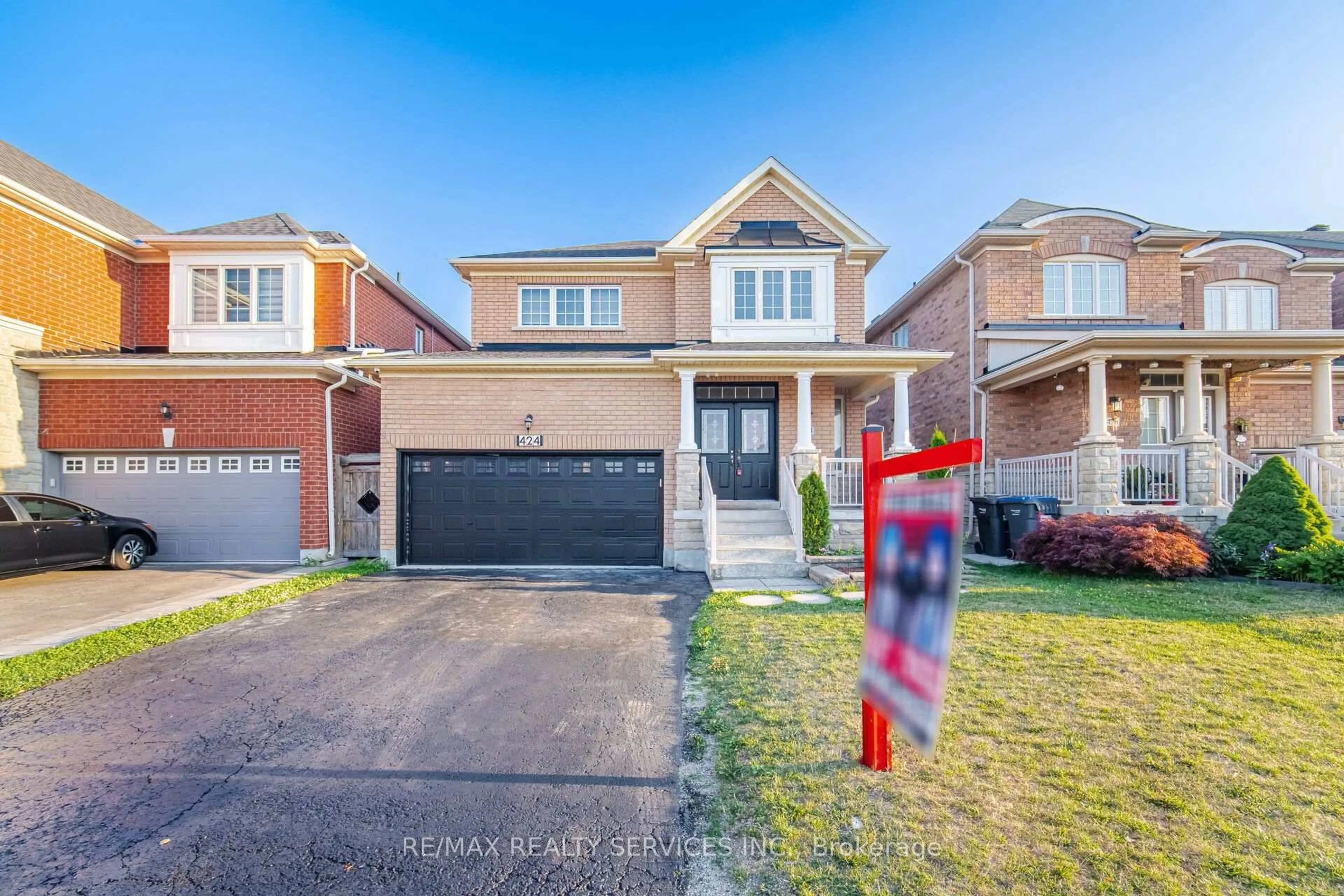 Home with brick exterior material, street for 424 Sunny Meadow Blvd, Brampton Ontario L6R 0H5