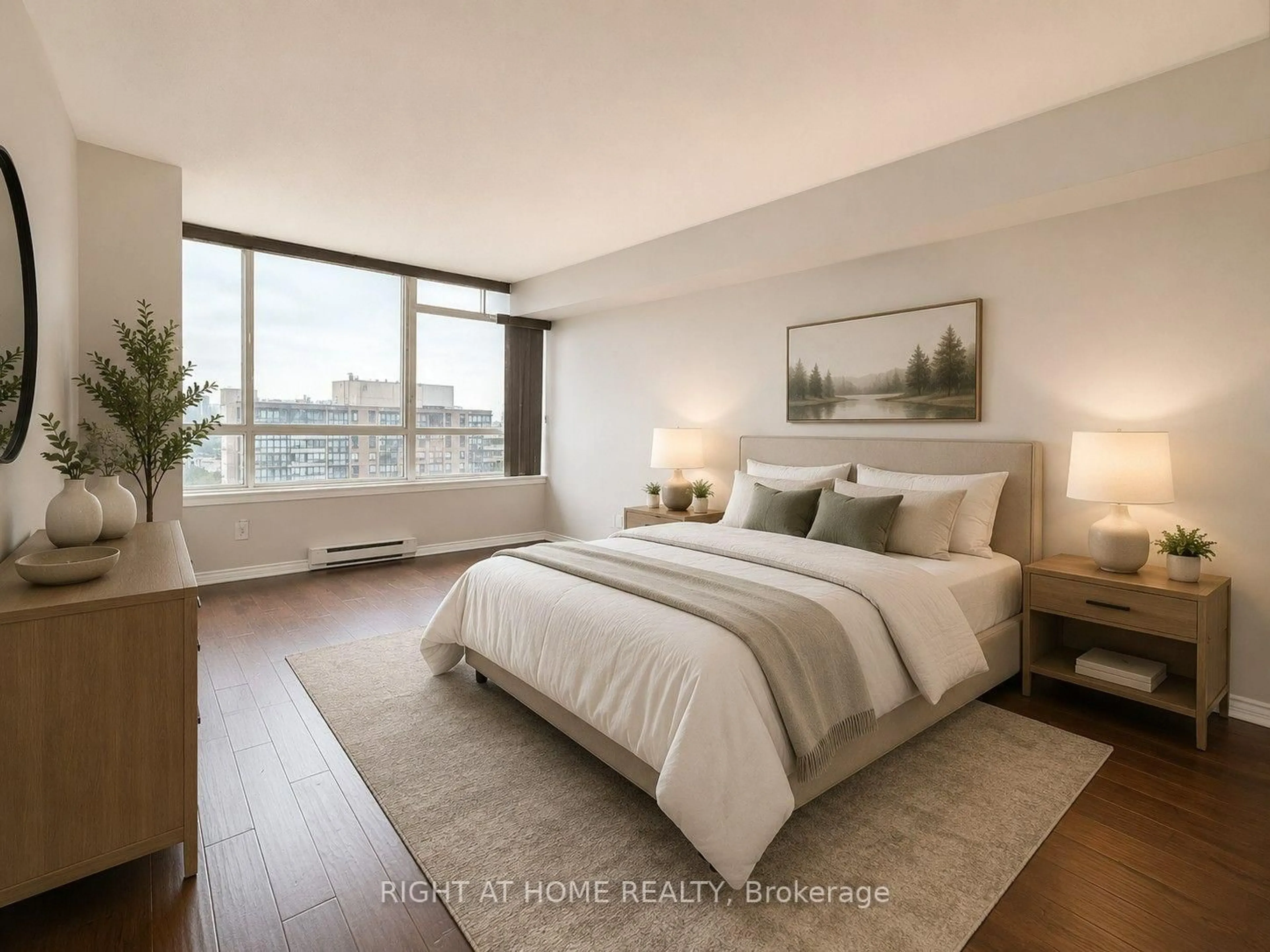 Bedroom with bed, unknown for 3605 Kariya Dr #2308, Mississauga Ontario L5B 3J4