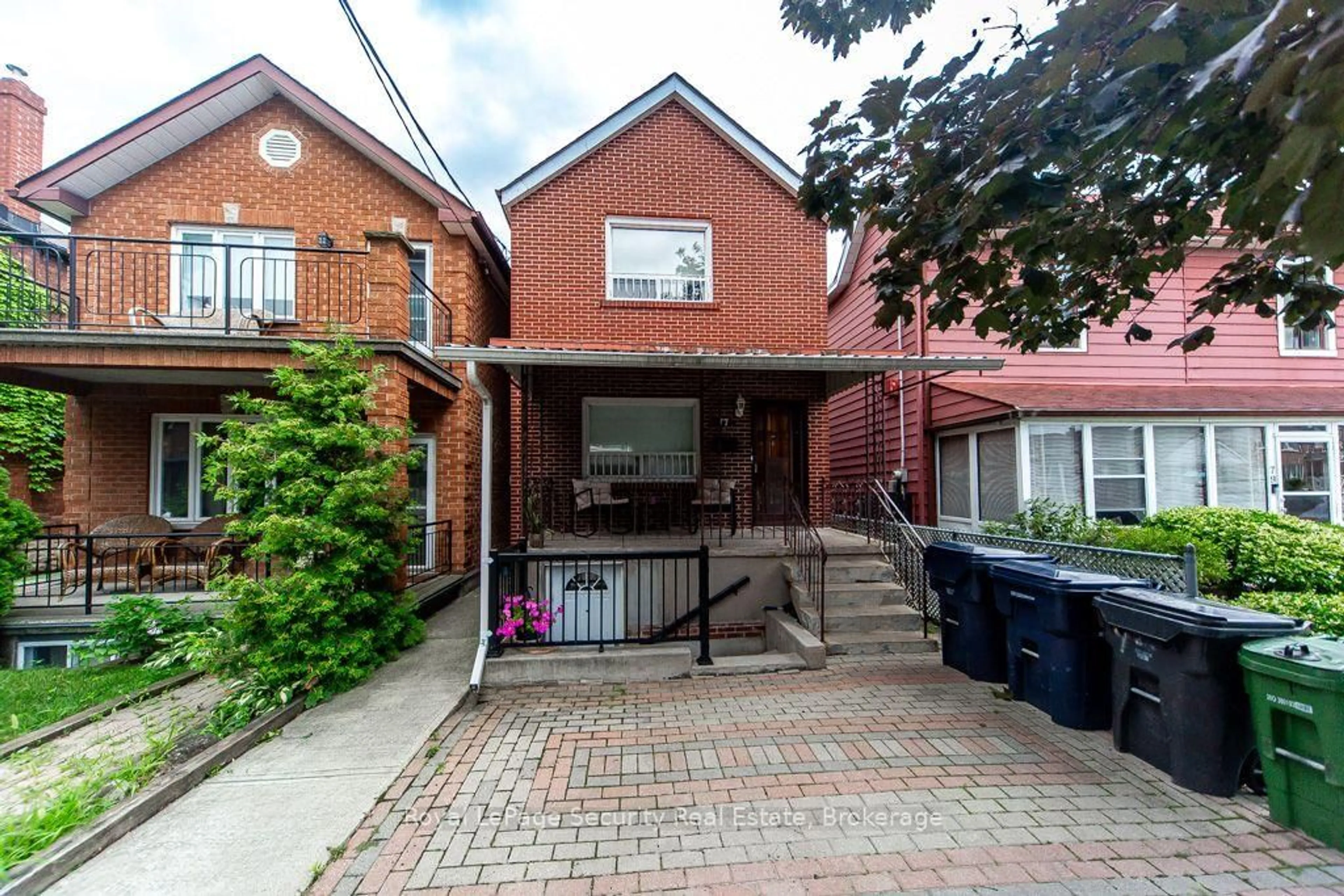 Home with brick exterior material, street for 77 Brandon Ave, Toronto Ontario M6H 2E2