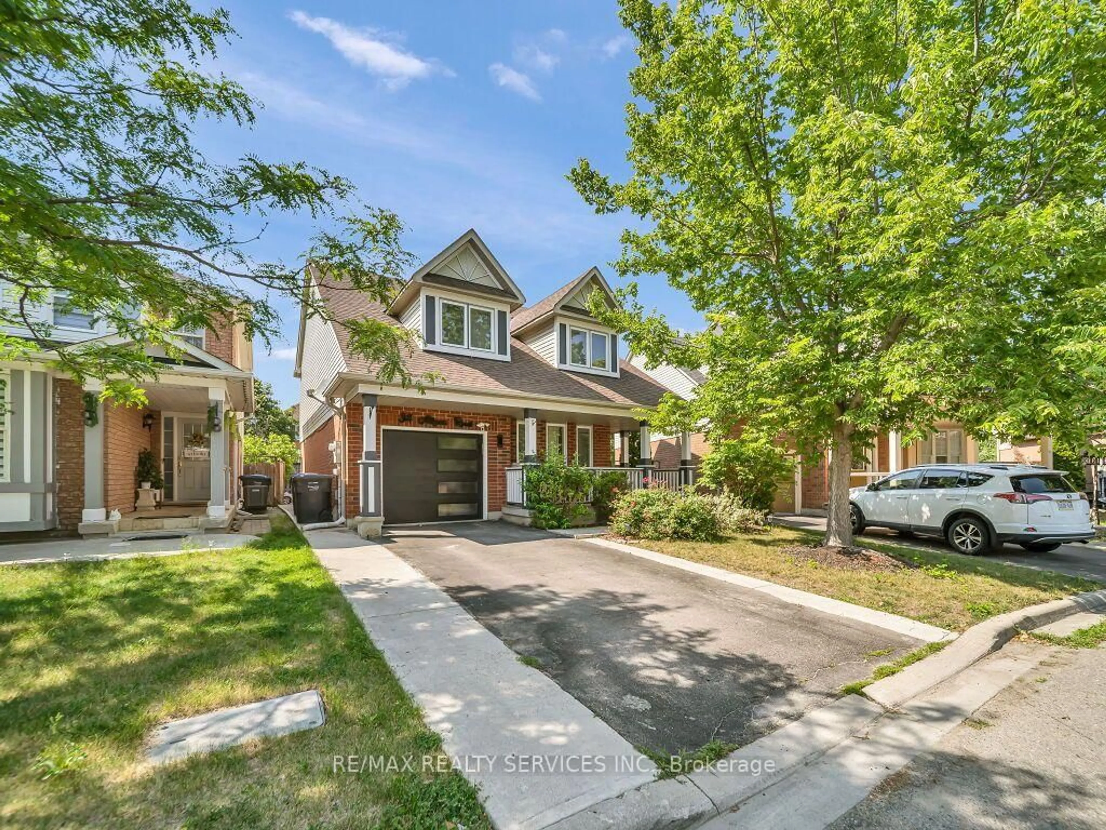 Home with brick exterior material, street for 34 Allness Rd, Brampton Ontario L7A 3N6