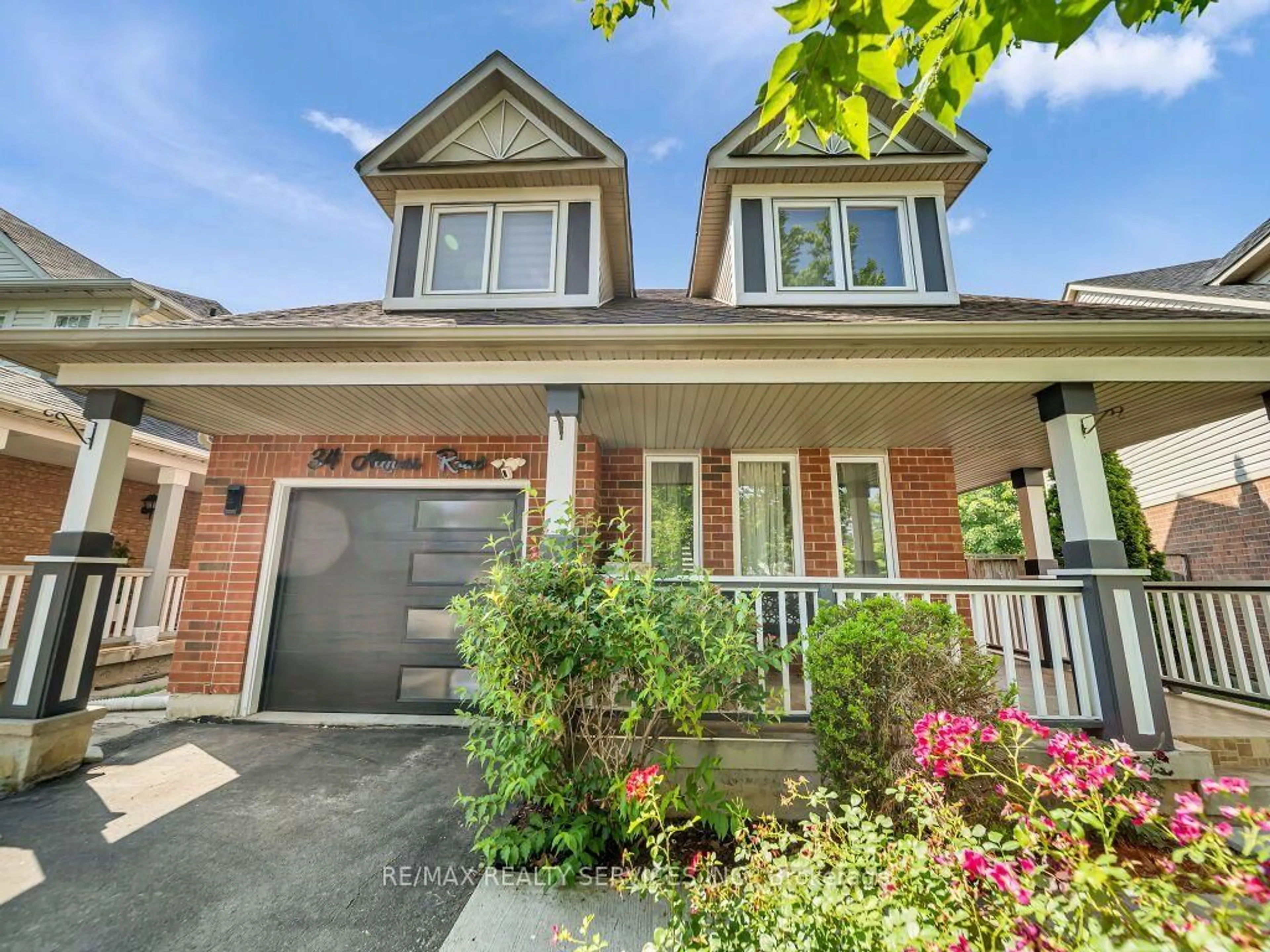 Home with brick exterior material, street for 34 Allness Rd, Brampton Ontario L7A 3N6
