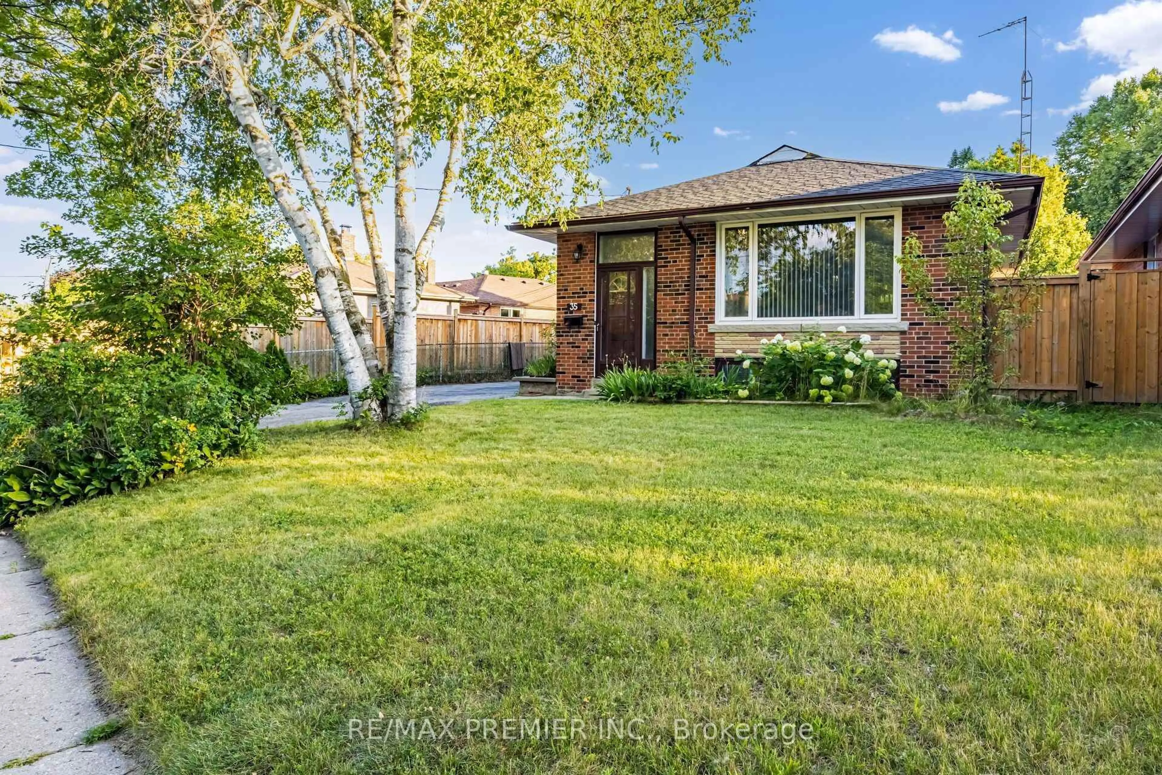 Home with brick exterior material, street for 35 Barkwin Dr, Toronto Ontario M9V 2W4