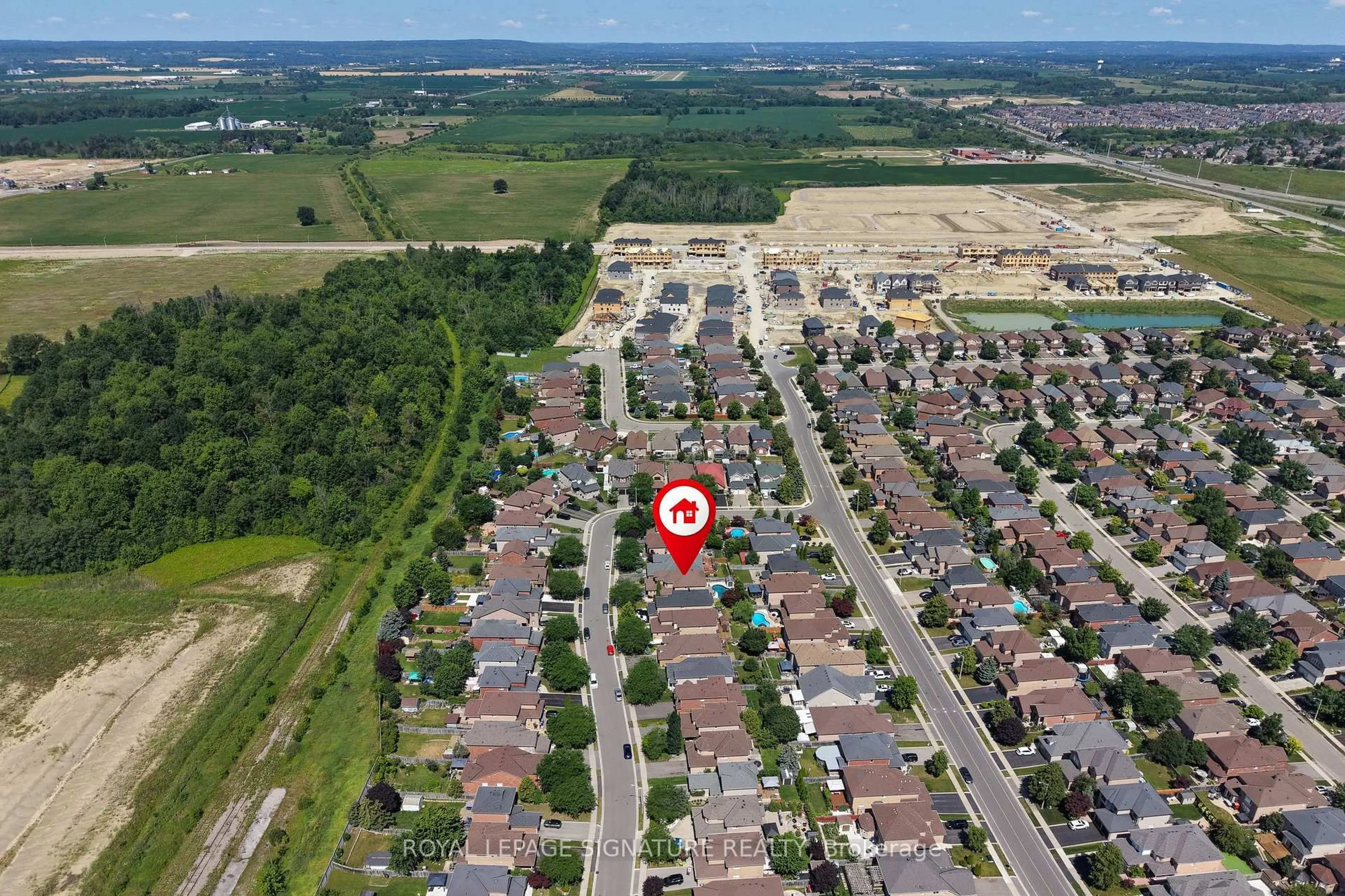 A pic from outside/outdoor area/front of a property/back of a property/a pic from drone, street for 79 Twin Willow Cres, Brampton Ontario L7A 1K2