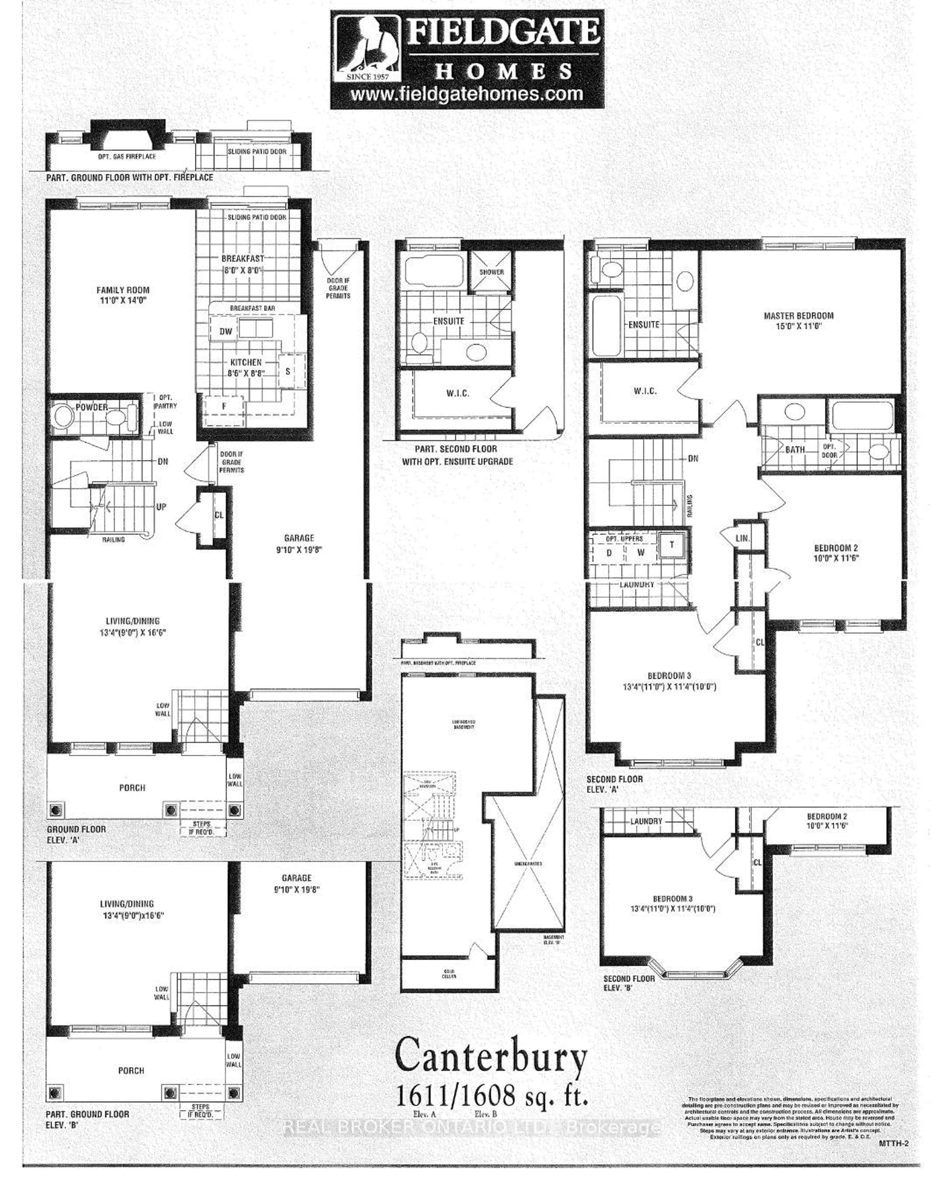Floor plan for 134 Mccready Dr, Milton Ontario L9T 0V5