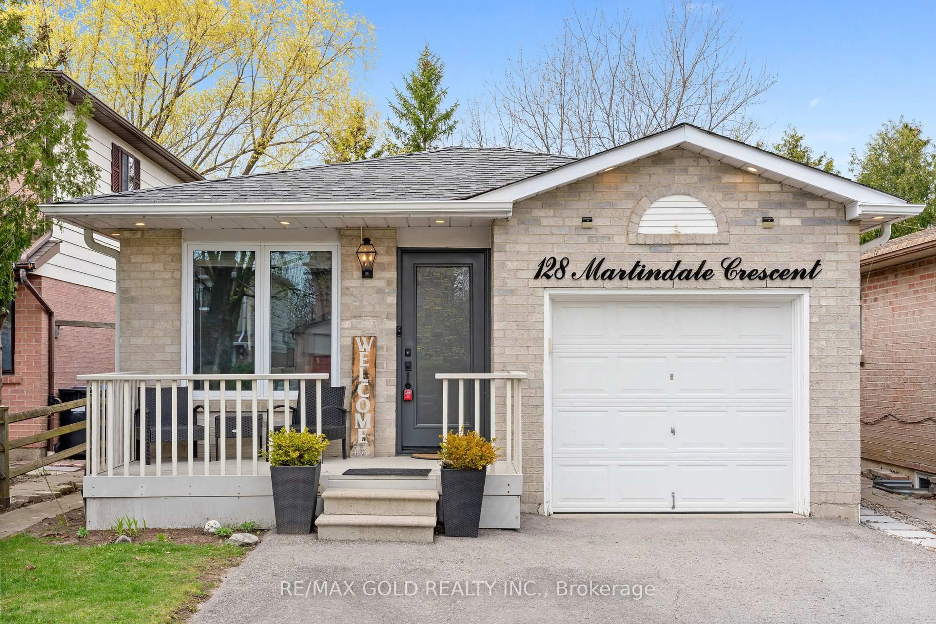 Home with brick exterior material, street for 128 Martindale Cres, Brampton Ontario L6X 2V1