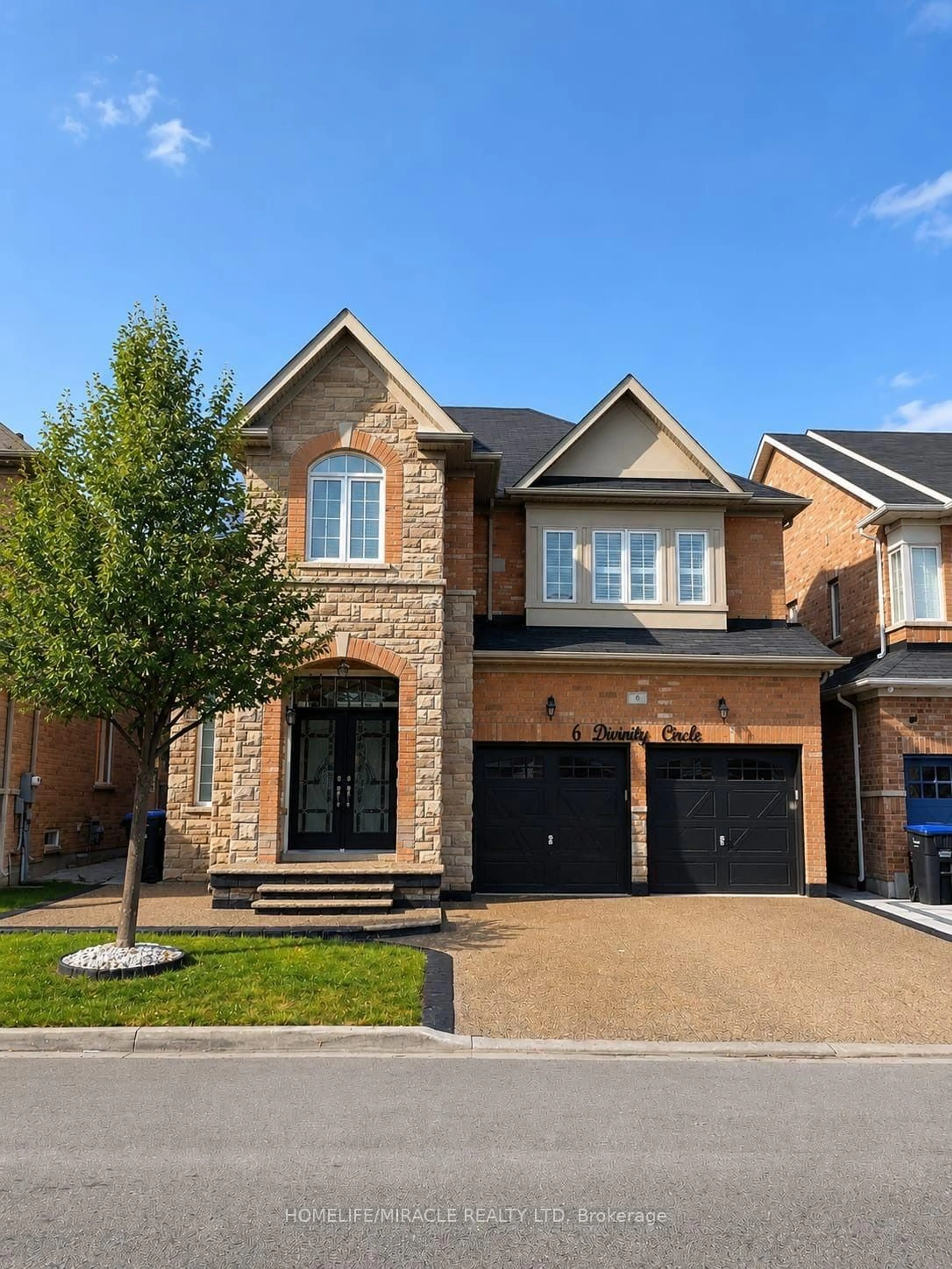 Home with brick exterior material, street for 6 Divinity Circ, Brampton Ontario L7A 3Y4