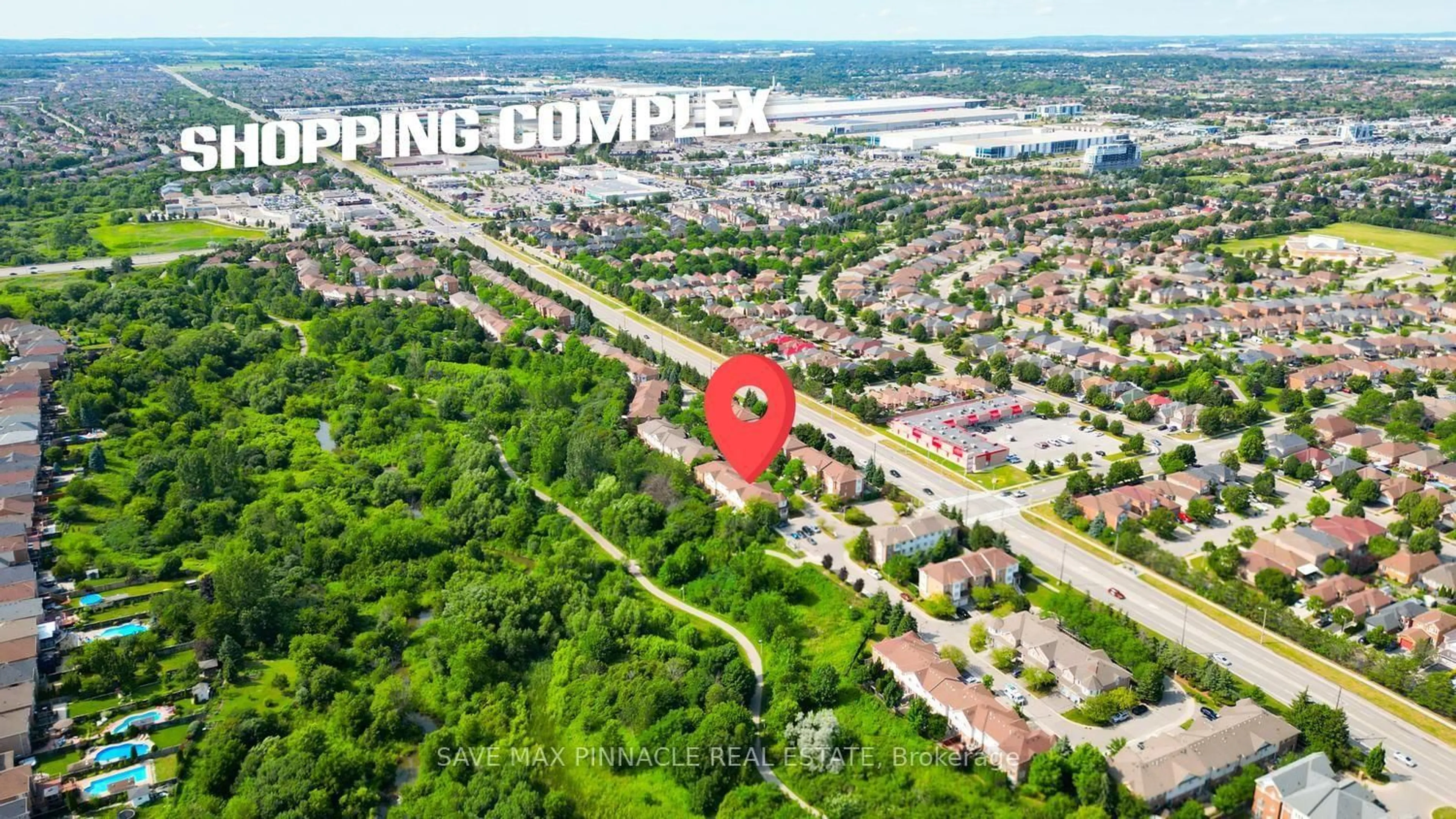 A pic from outside/outdoor area/front of a property/back of a property/a pic from drone, building for 9800 Mclaughlin Rd #42, Brampton Ontario L6X 4R1