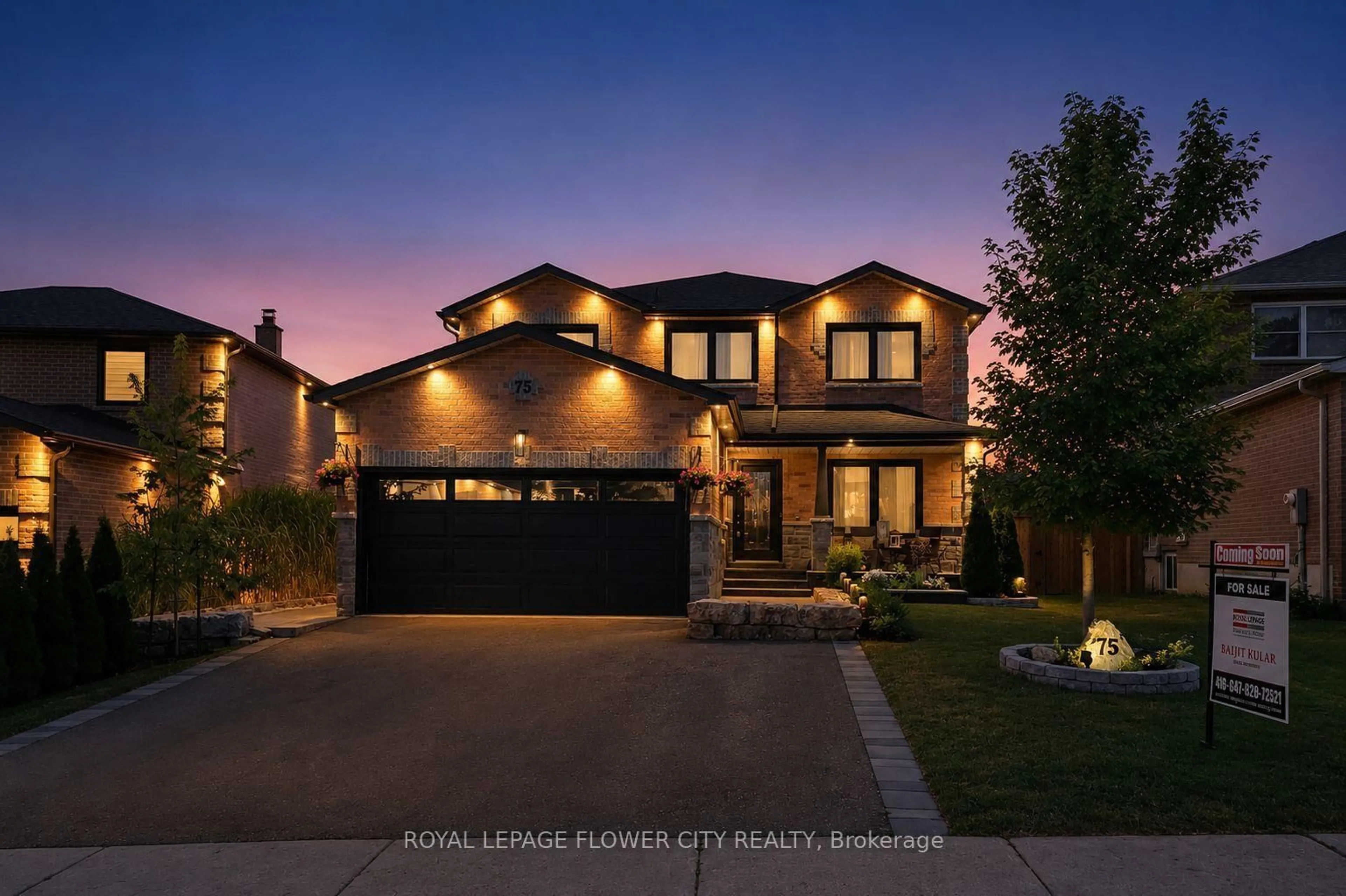 Home with brick exterior material, street for 75 St Michaels Cres, Caledon Ontario L7E 5Y5