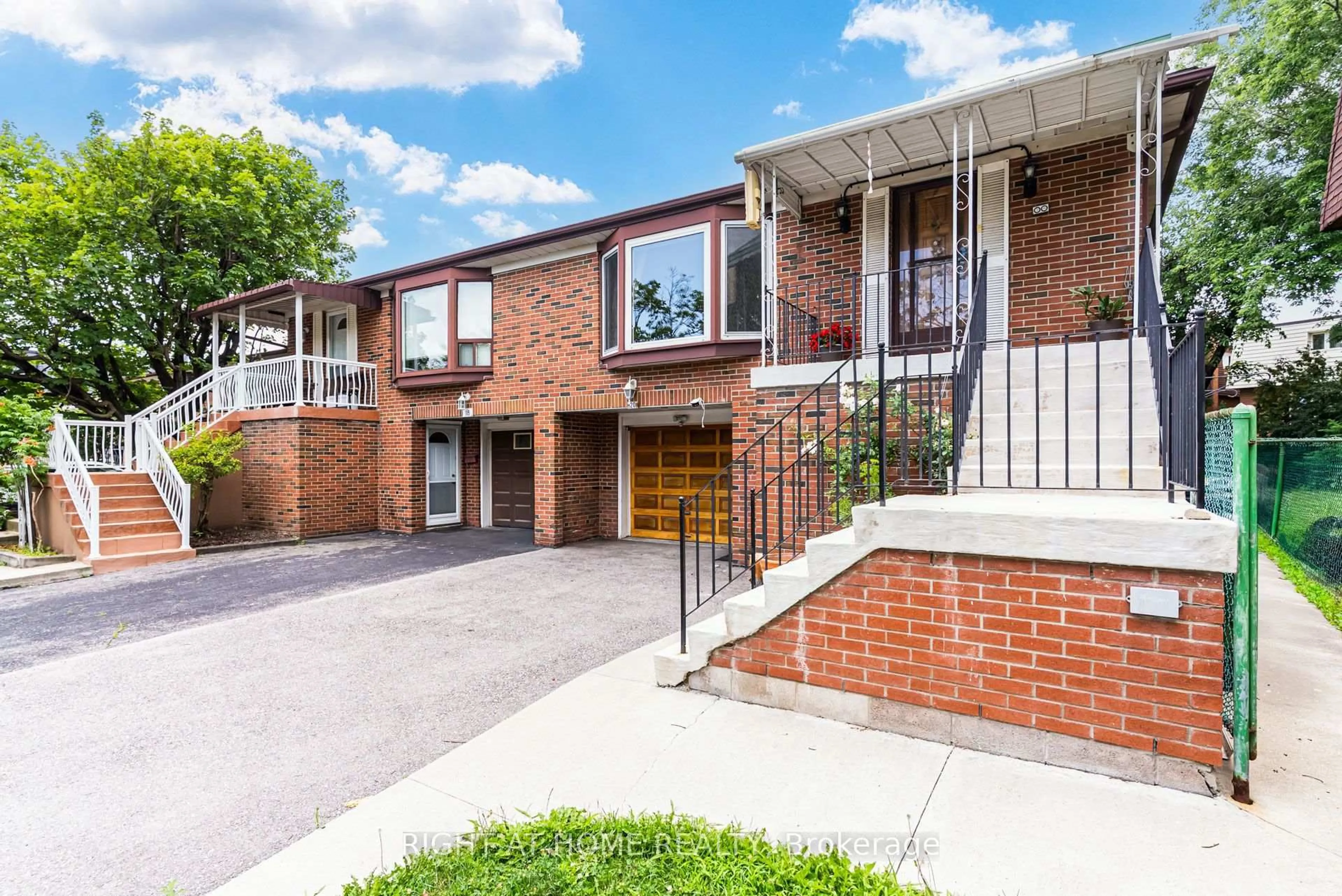 Home with brick exterior material, street for 20 Zealand Rd, Toronto Ontario M9R 3W4